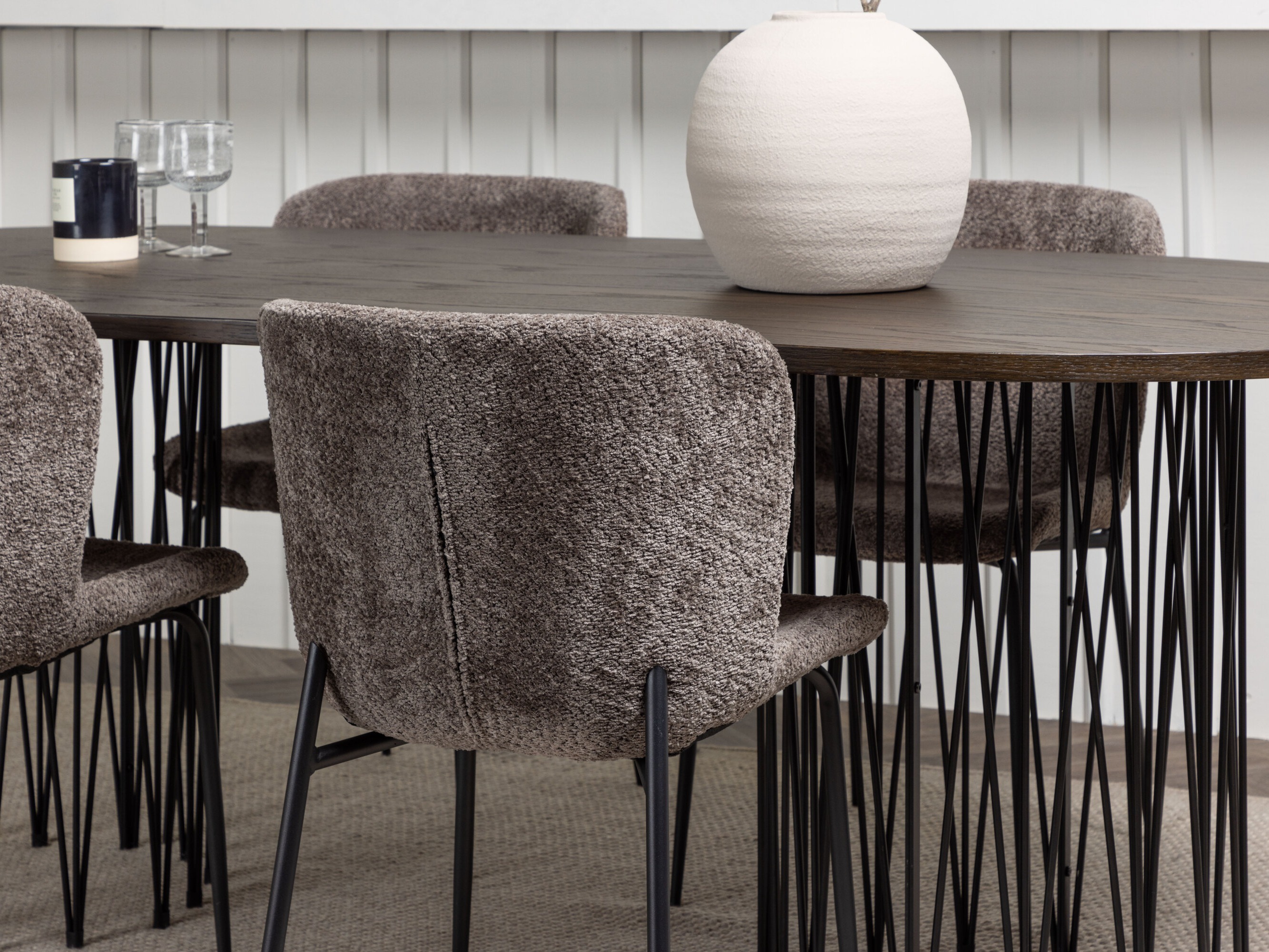 Valgomojo komplektas Dallas 5065 (Ruda)