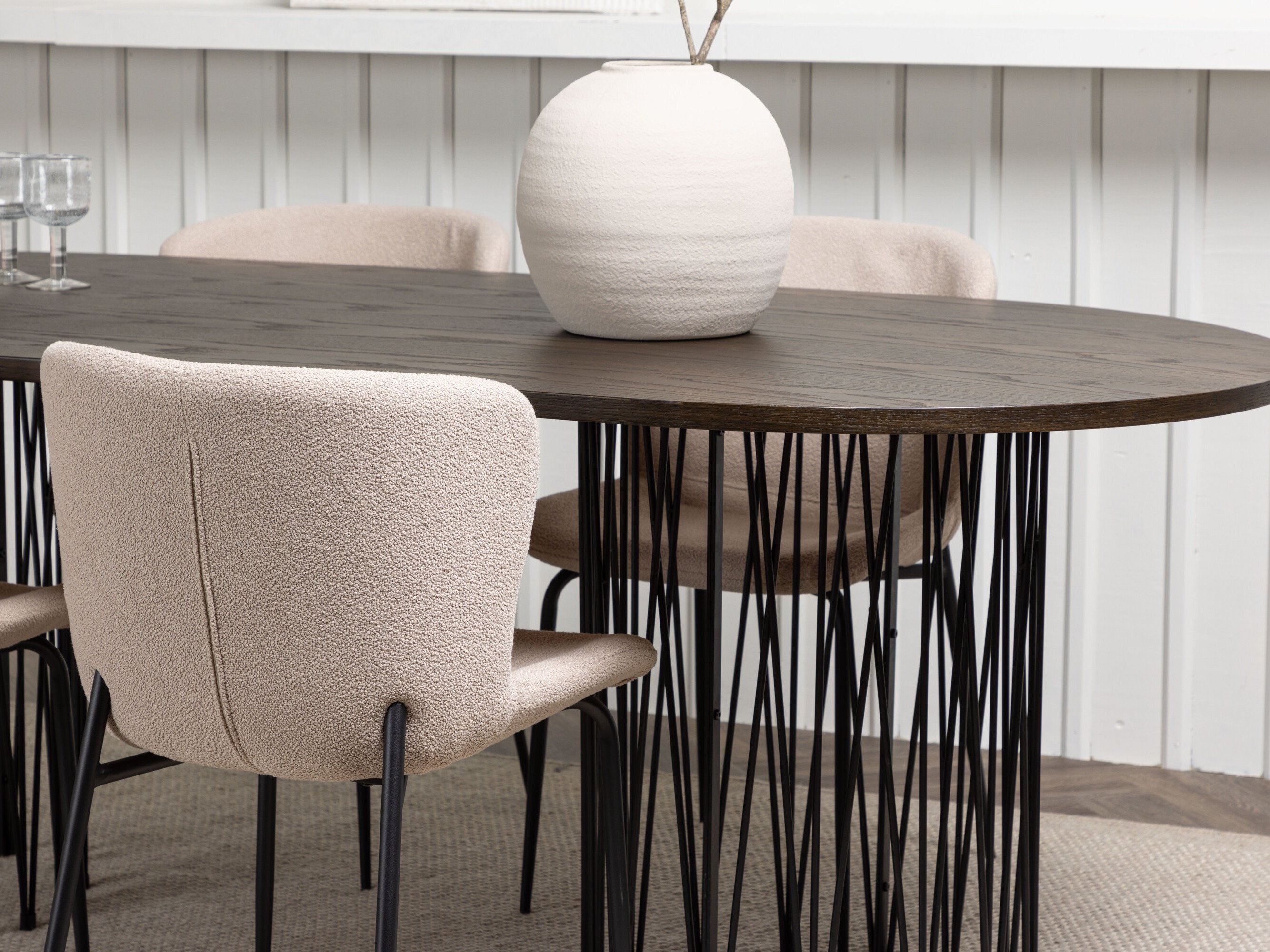 Valgomojo komplektas Dallas 5065 (Smėlinė)