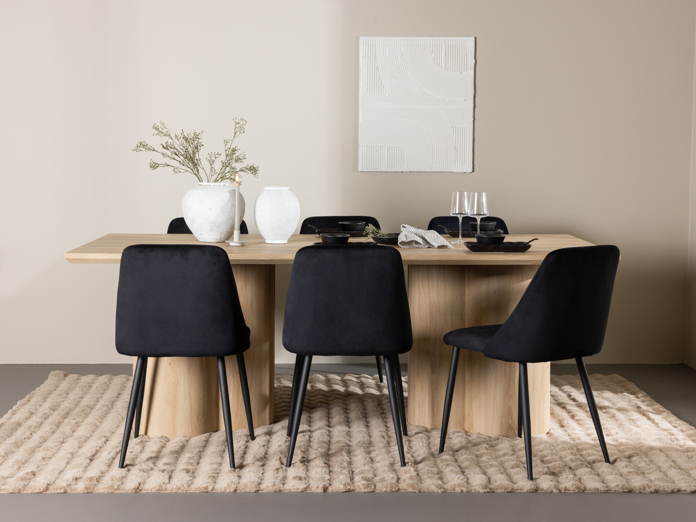 Valgomojo komplektas Dallas 5182 (Šviesus medis)