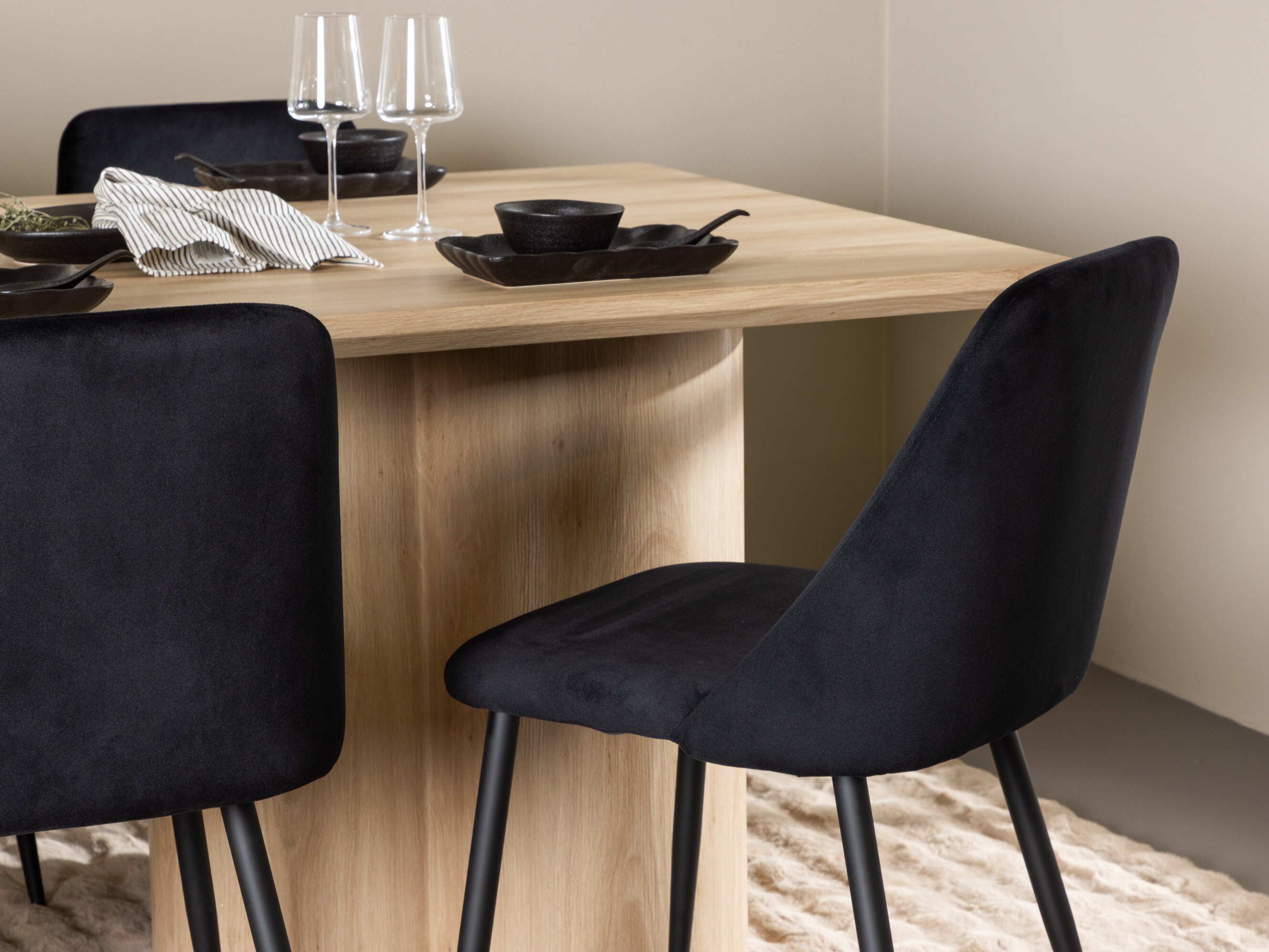 Valgomojo komplektas Dallas 5182 (Šviesus medis)