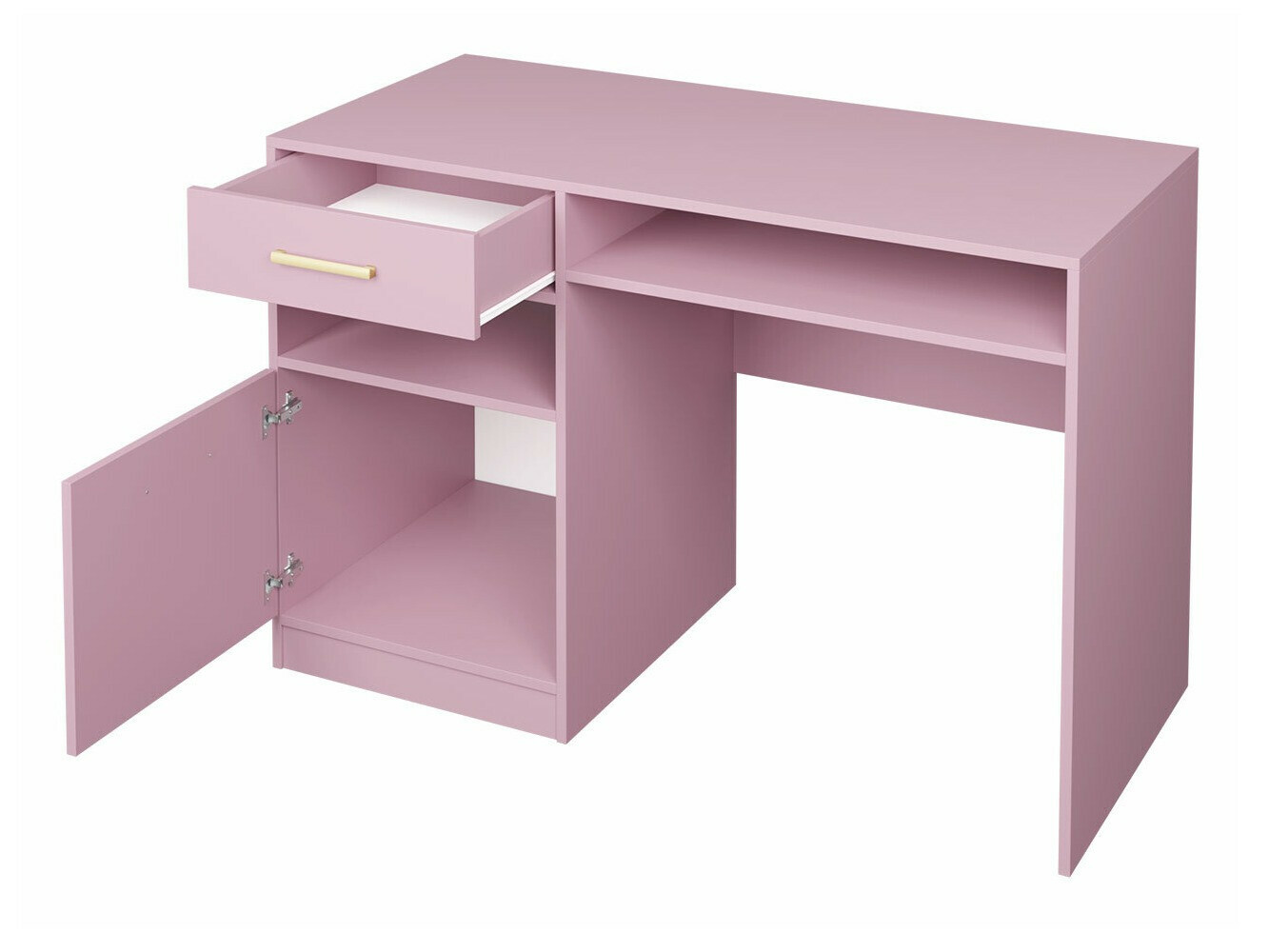 Darbo stalas Rosa (Violetinė + Auksinė)