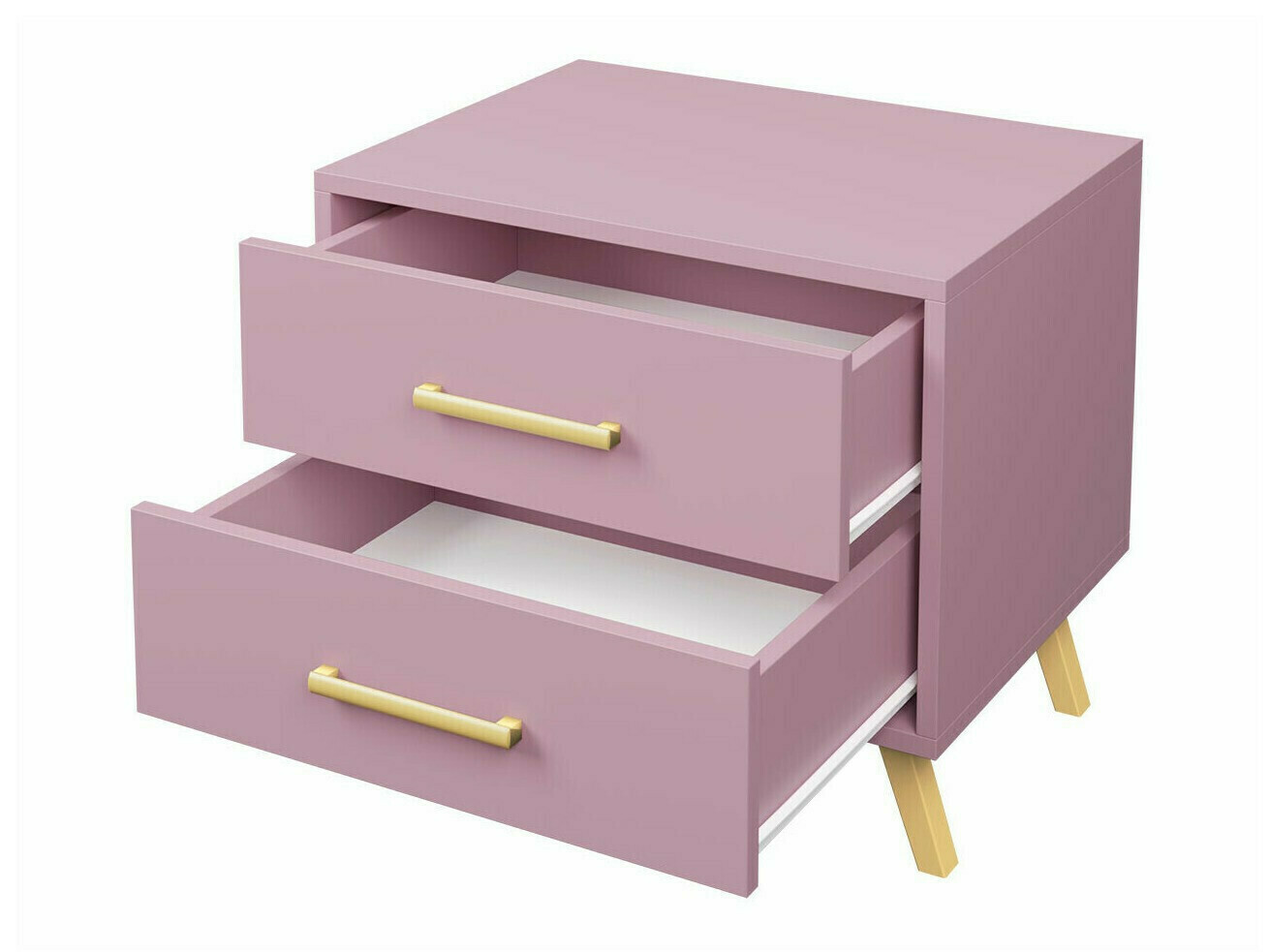 Naktinis staliukas Rosa (Mėlyna + Auksinė)