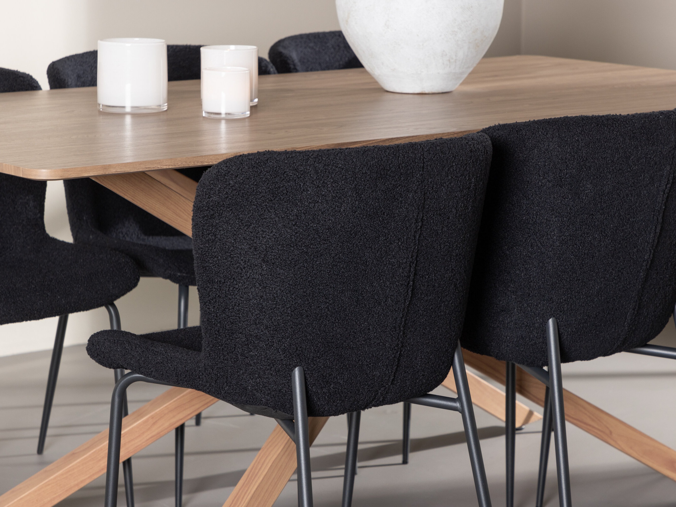 Valgomojo komplektas Dallas 5102 (Juoda)