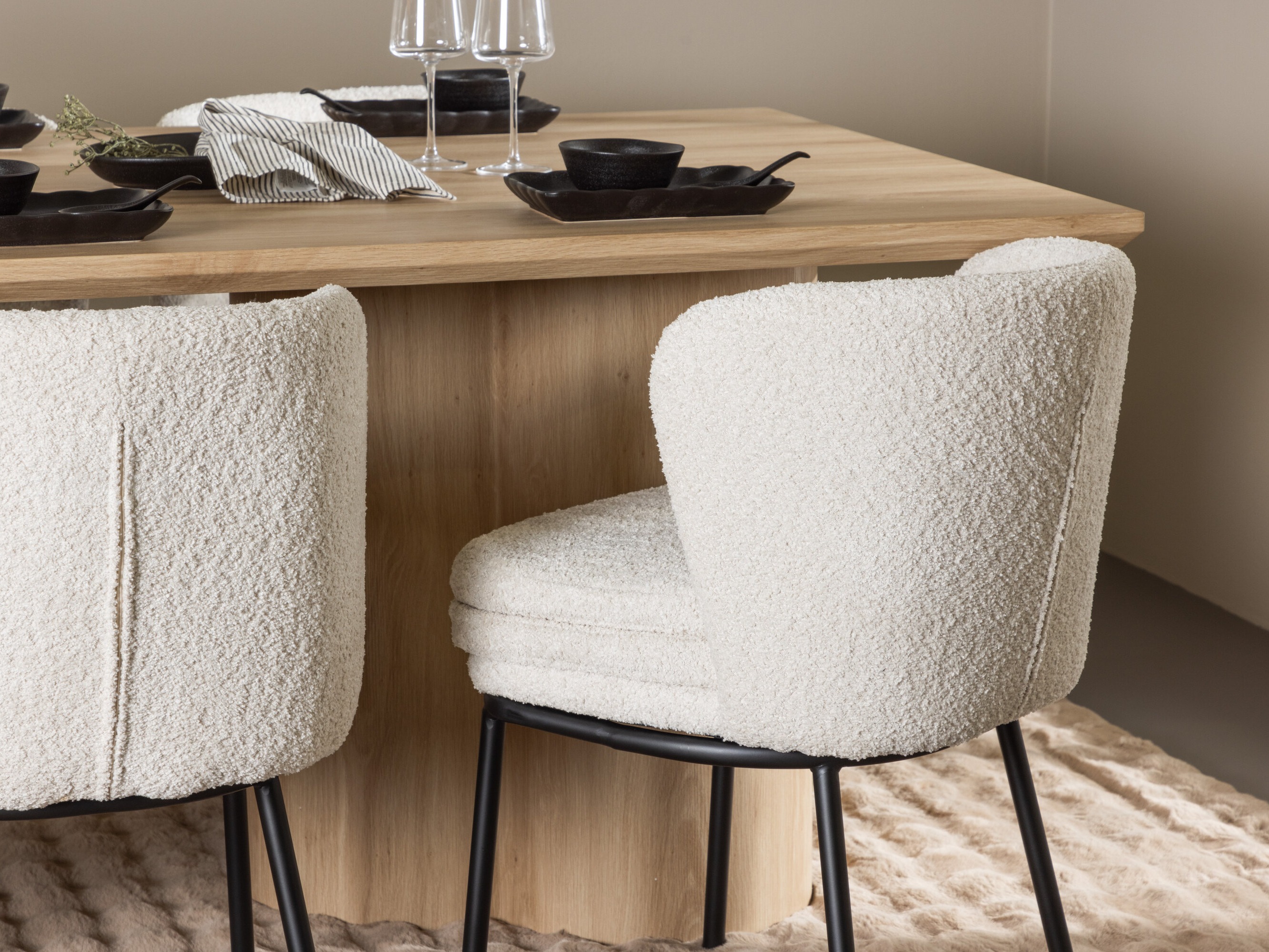 Valgomojo komplektas Dallas 5176 (Šviesus medis)