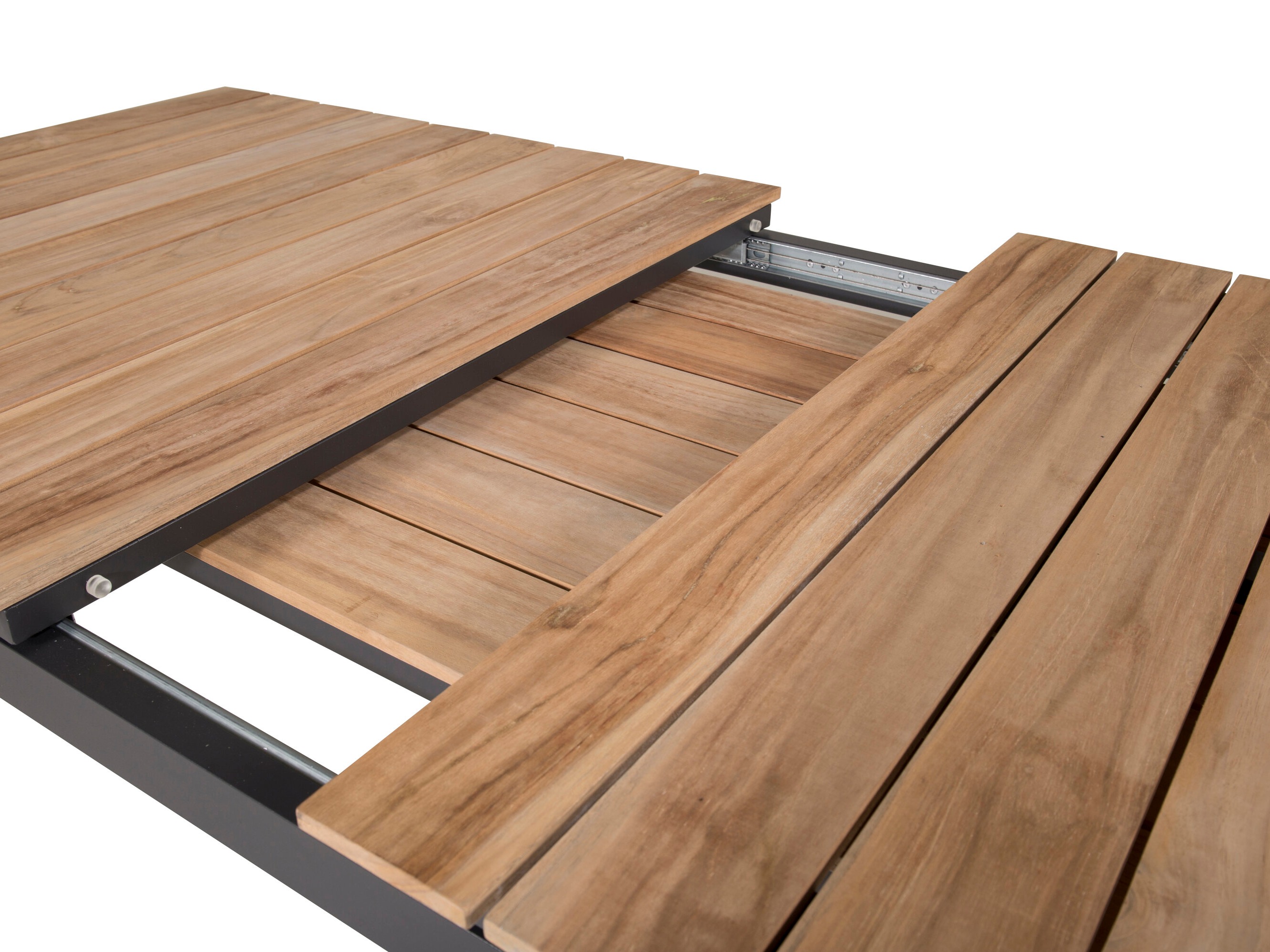 Lauko stalas Dallas 2844 (Juoda + Ruda)