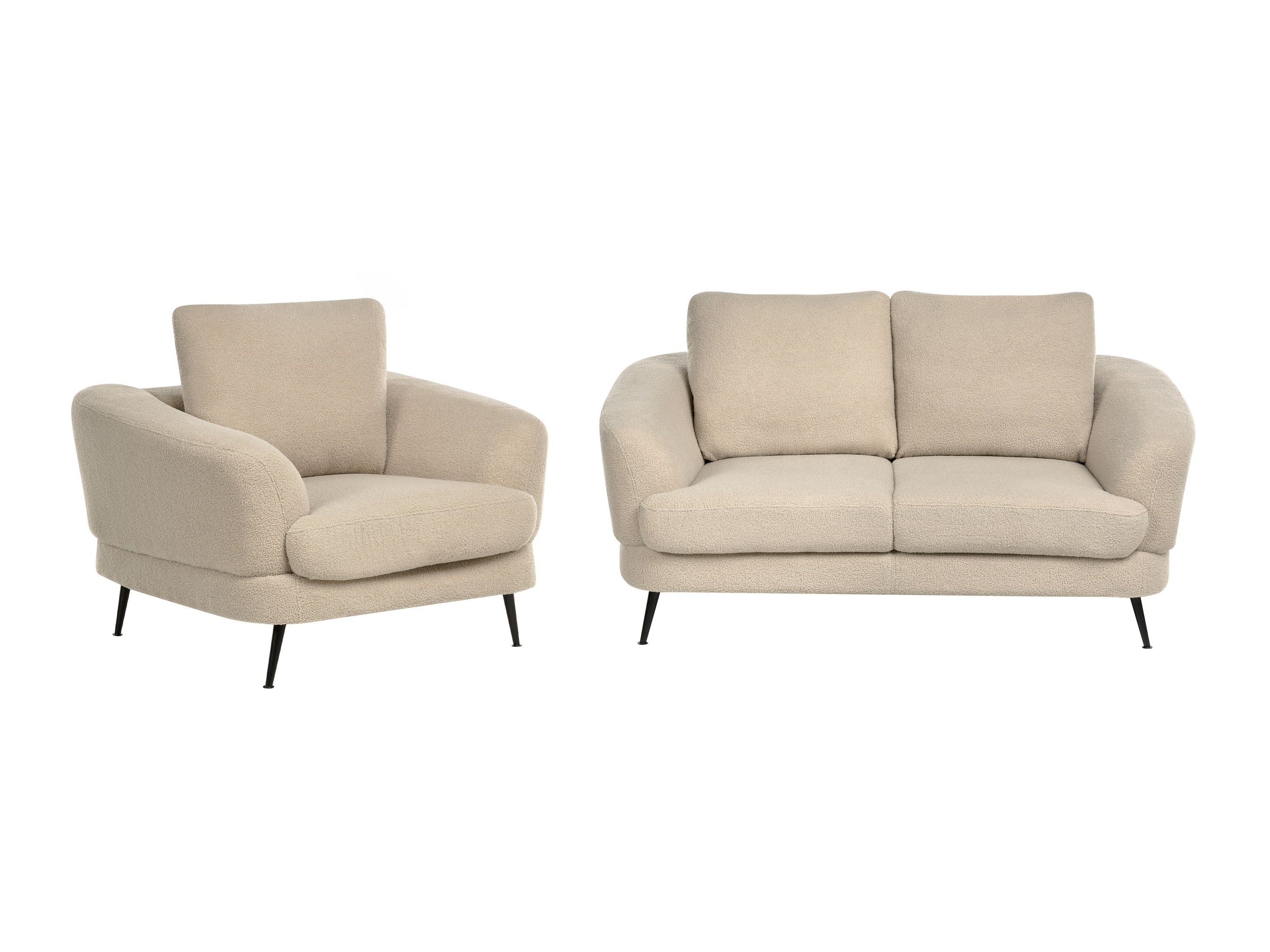 Minkštų baldų komplektas Berwyn 2902 (Šviesi smėlinė)