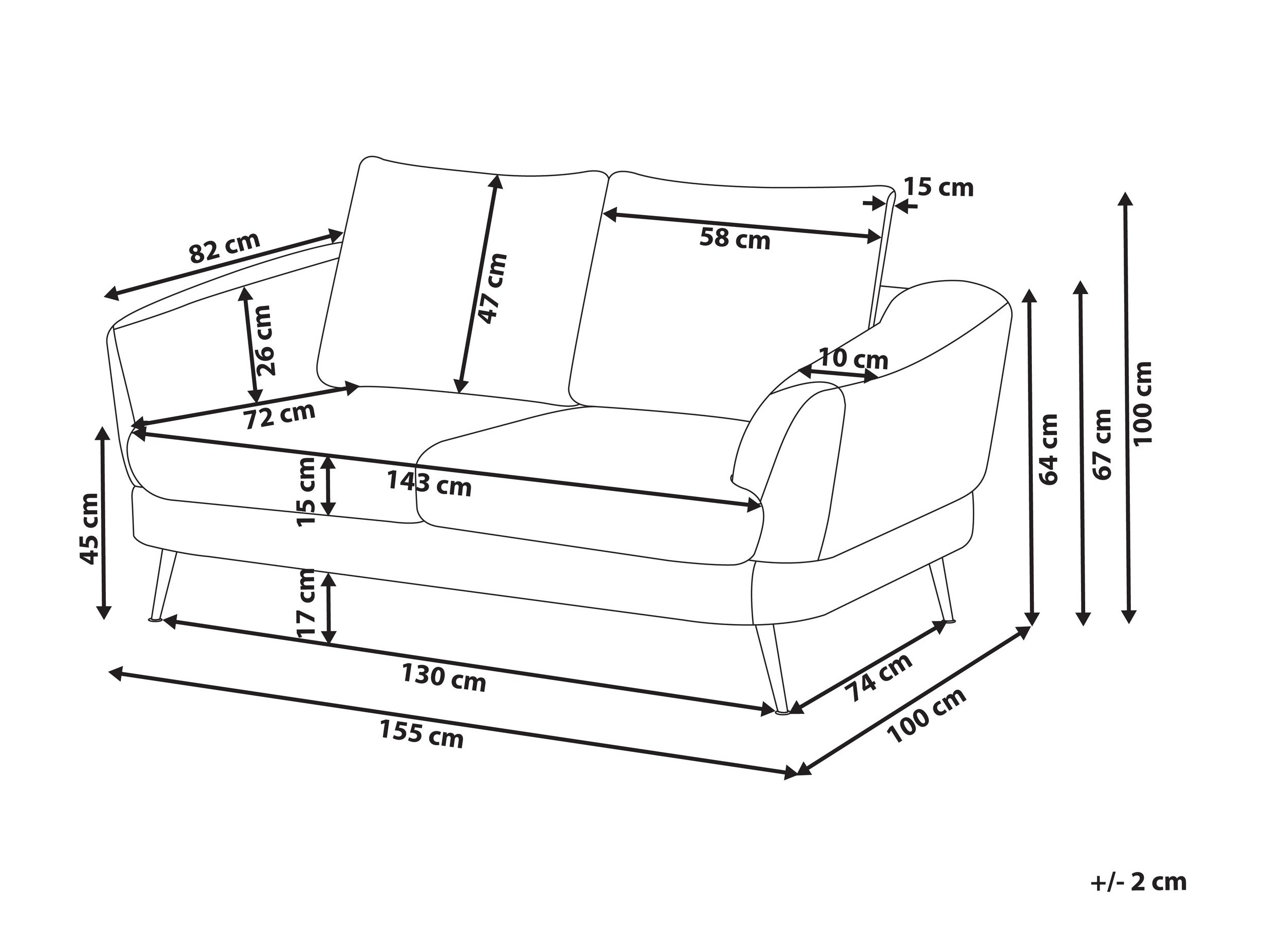 Sofa Berwyn 2900 (Balta)