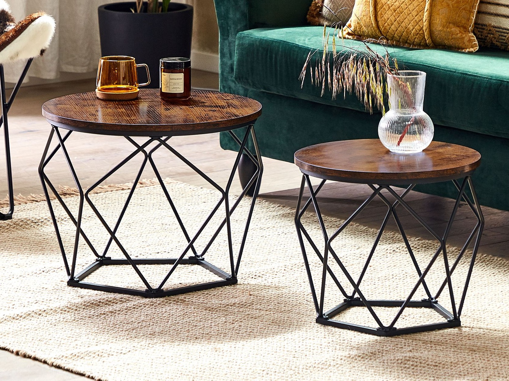 Žurnalinių staliukų komplektas Berwyn 2903