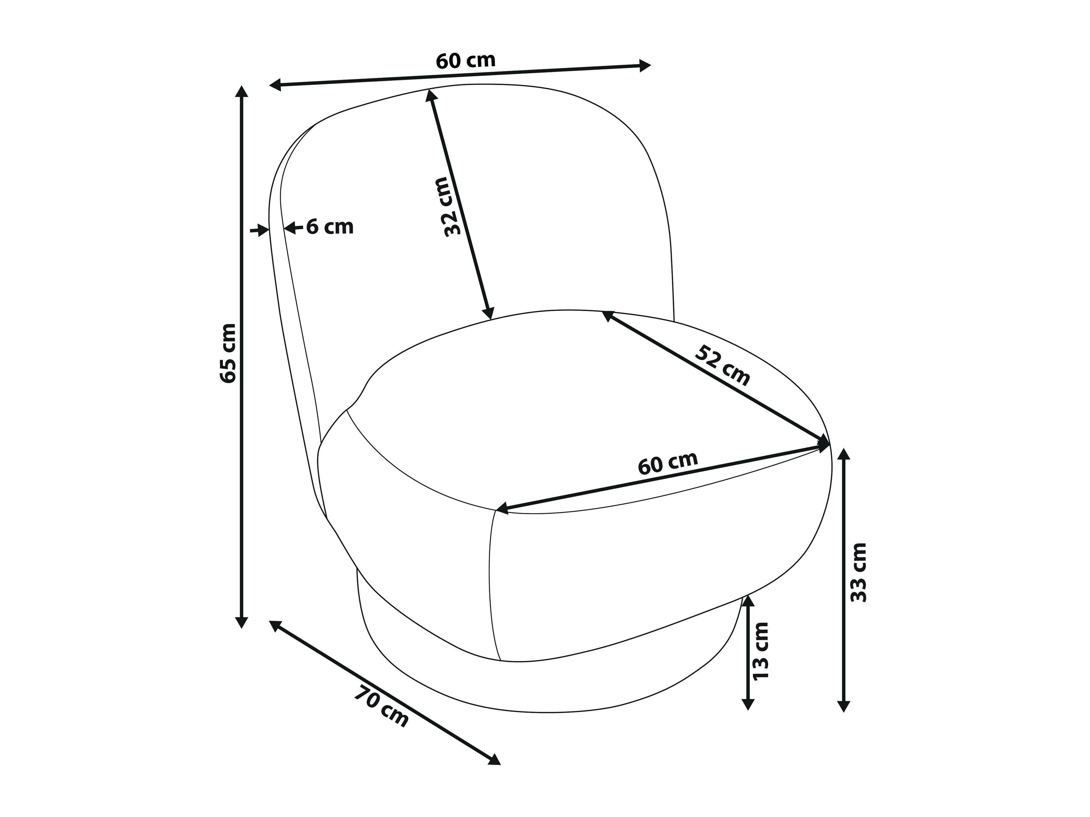 Fotelis Berwyn 2907 (Ruda)