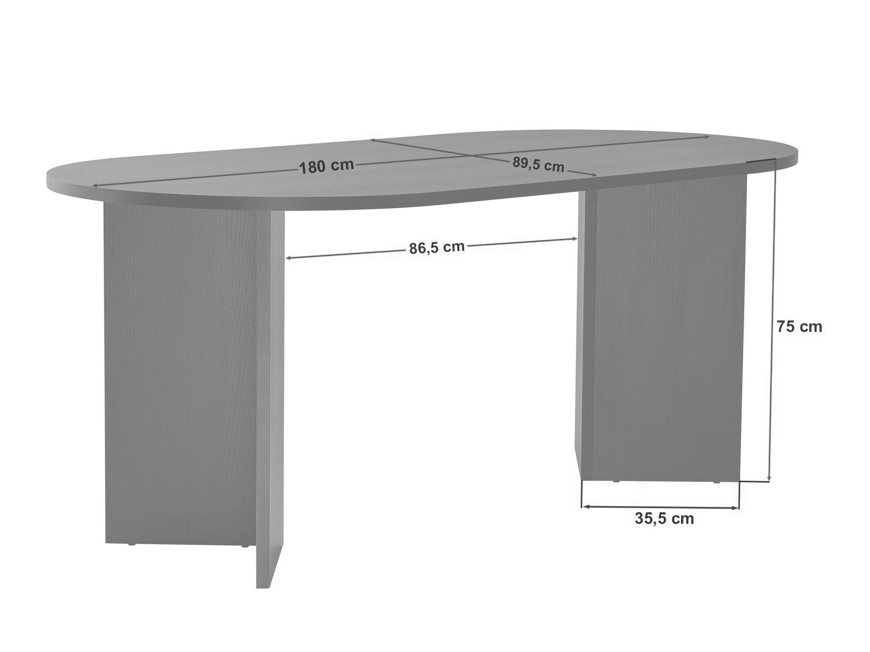 Stalas Novato 131 (Graikinis riešutas)