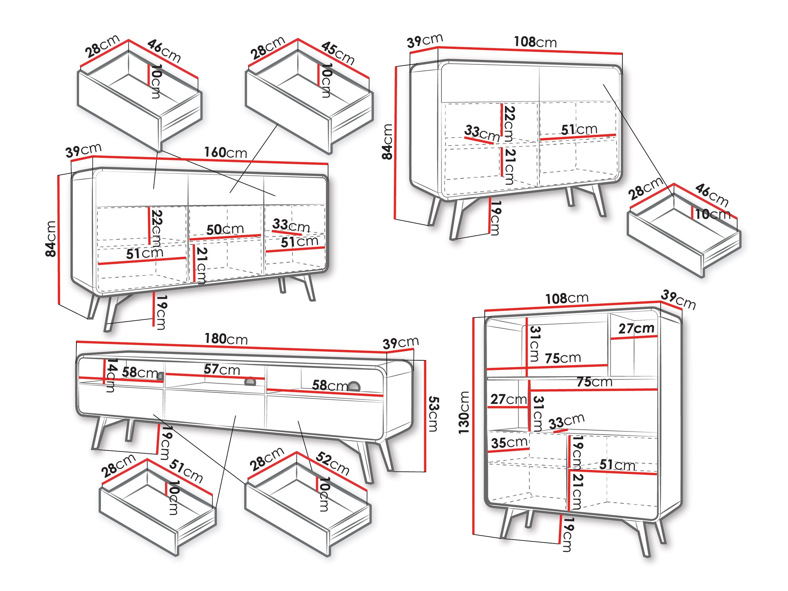 Svetainės komplektas Focos