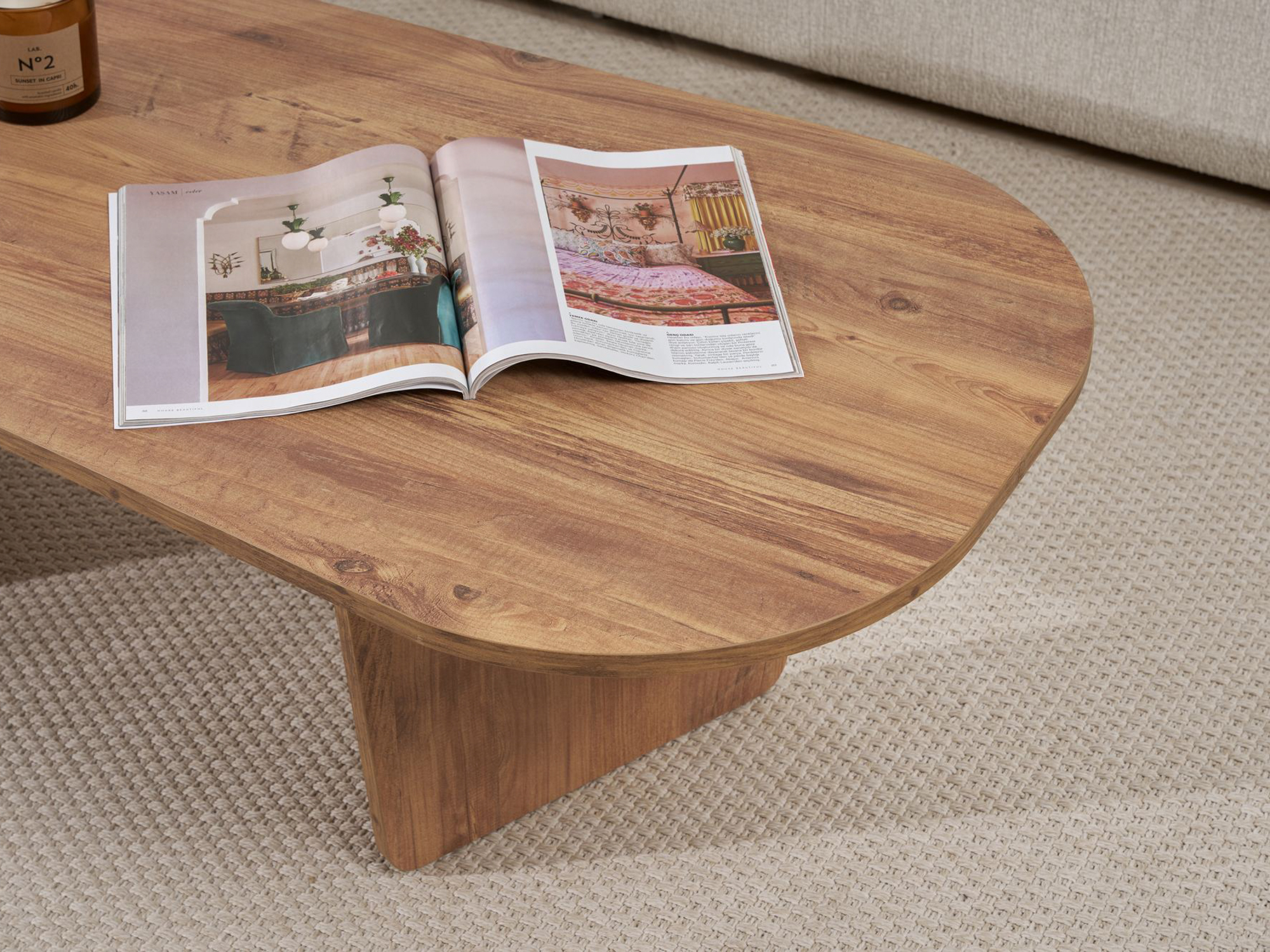 Žurnalinis staliukas Novato 135 (Pušis)