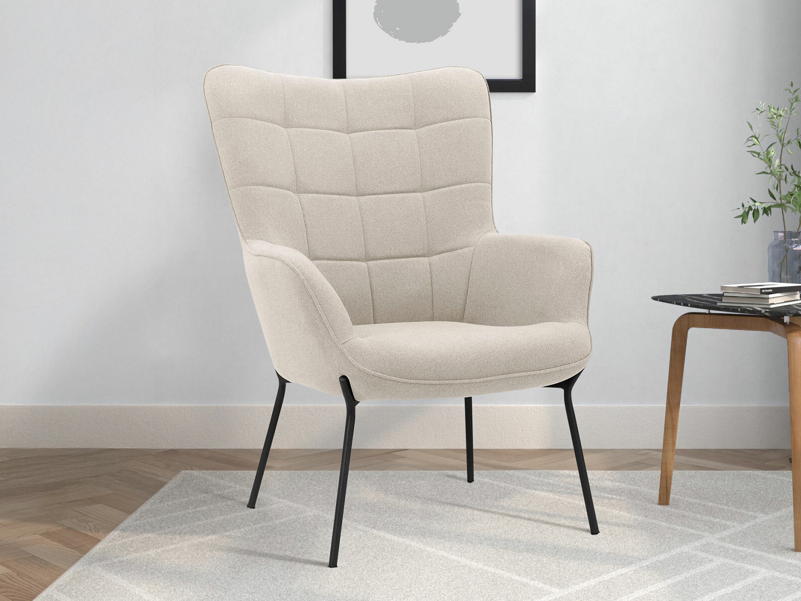 Fotelis Denton 1008 (Smėlinė)