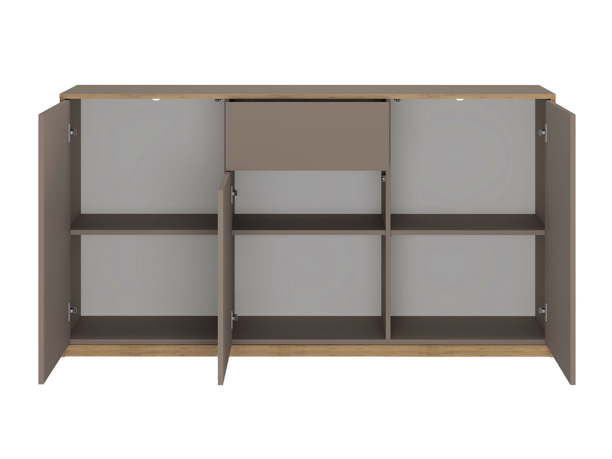 Komoda Fivetri 100 (Pilkai ruda)