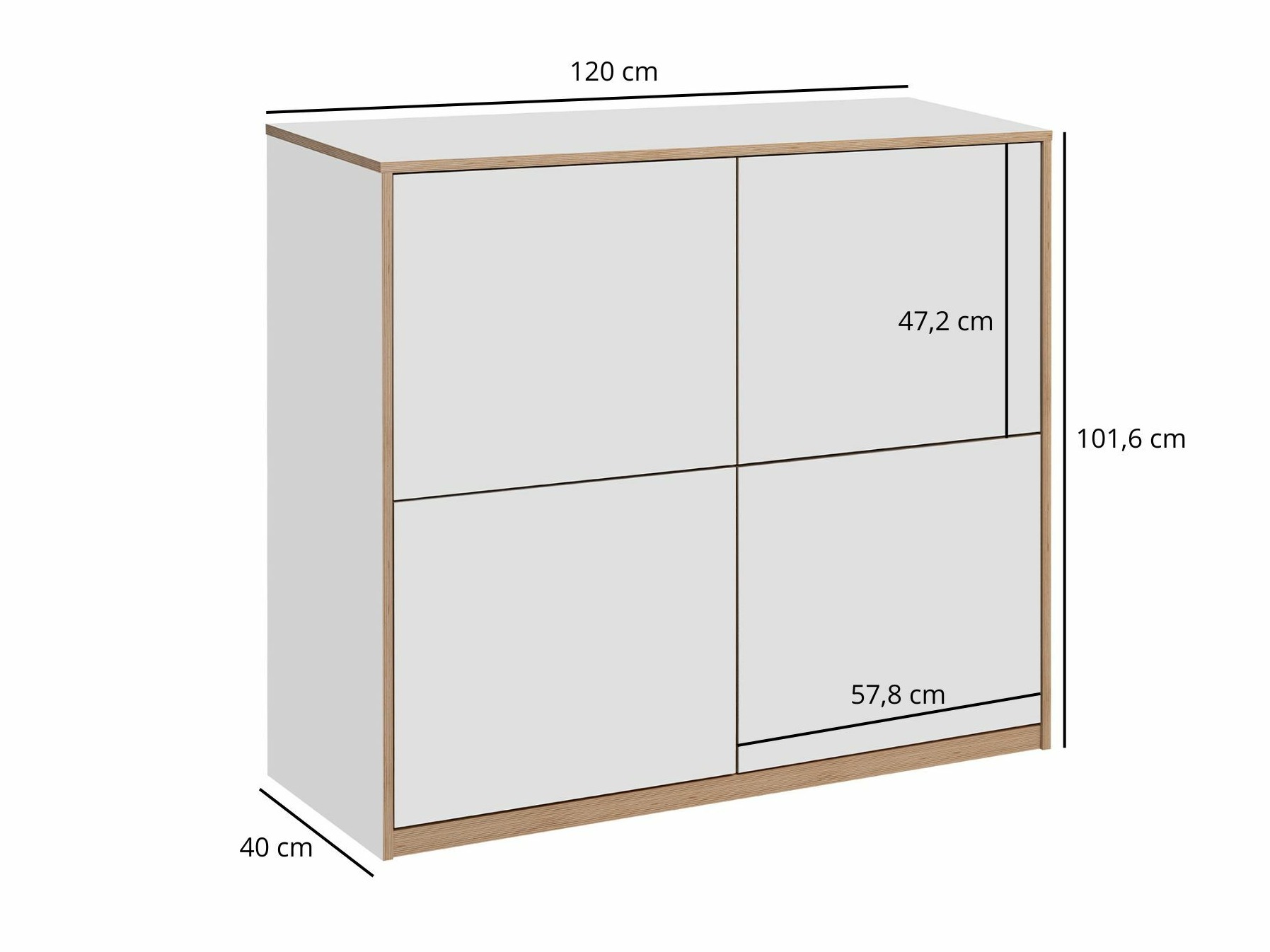 Spintelė Fivetri 101 (Balta)