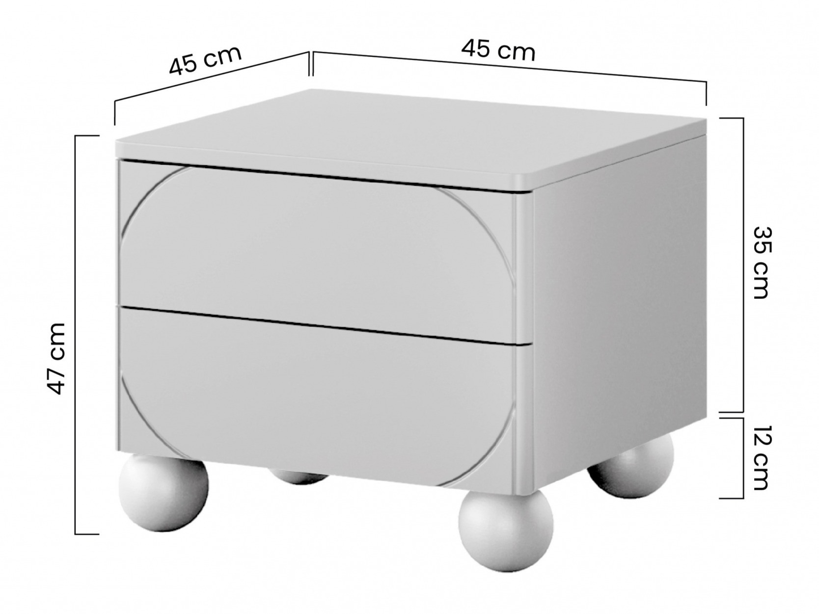 Naktinis staliukas ST8135