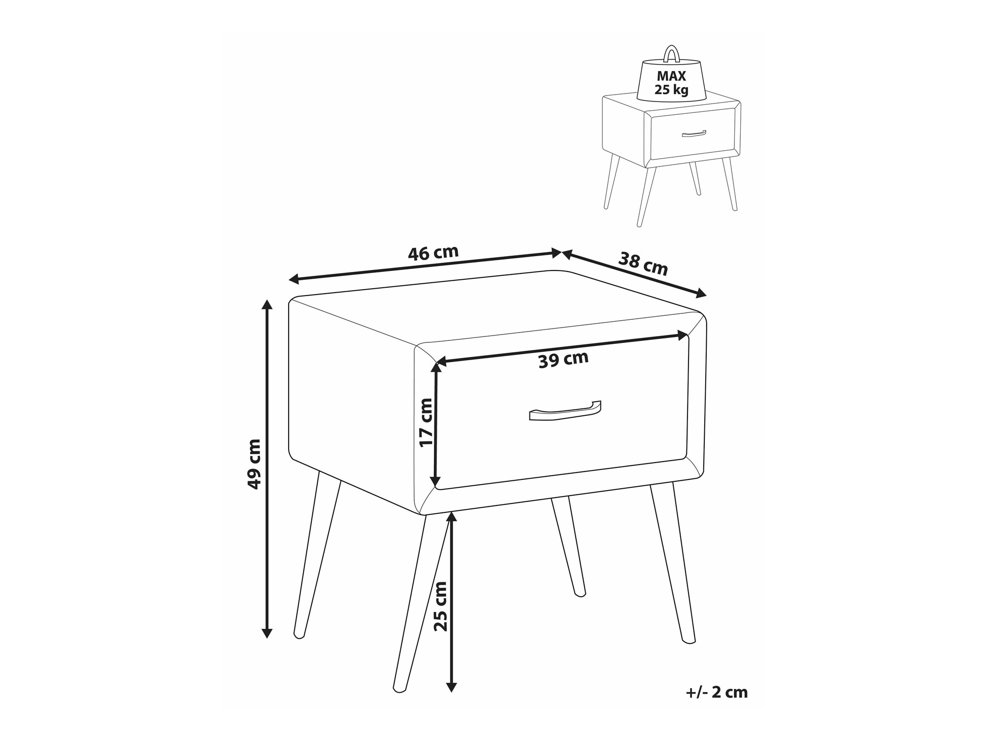 Naktinis staliukas ST8151