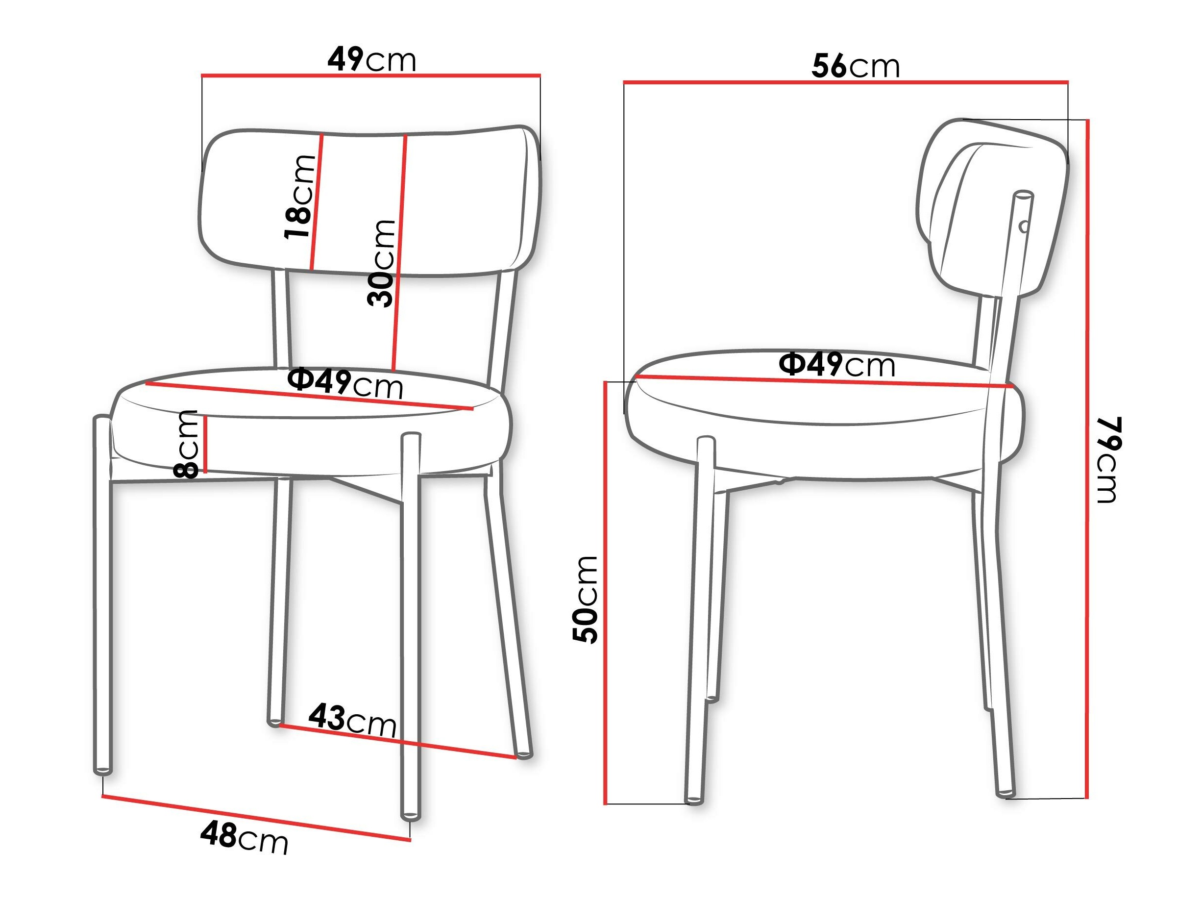 Kėdė Comfivo 470 (Kreminė)