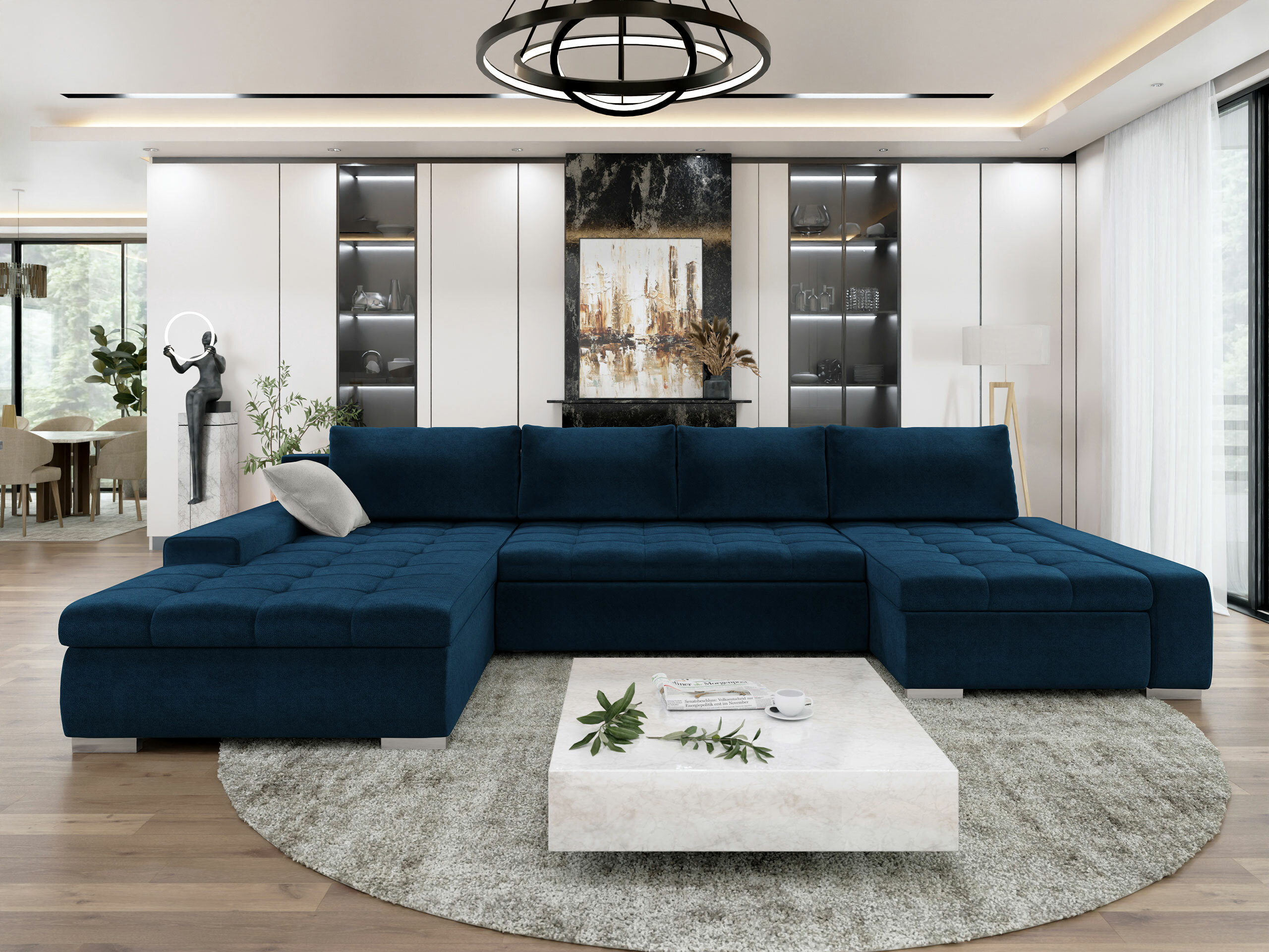 Minkštas kampas Comfivo 106 (Kronos 09 + Paros 05)