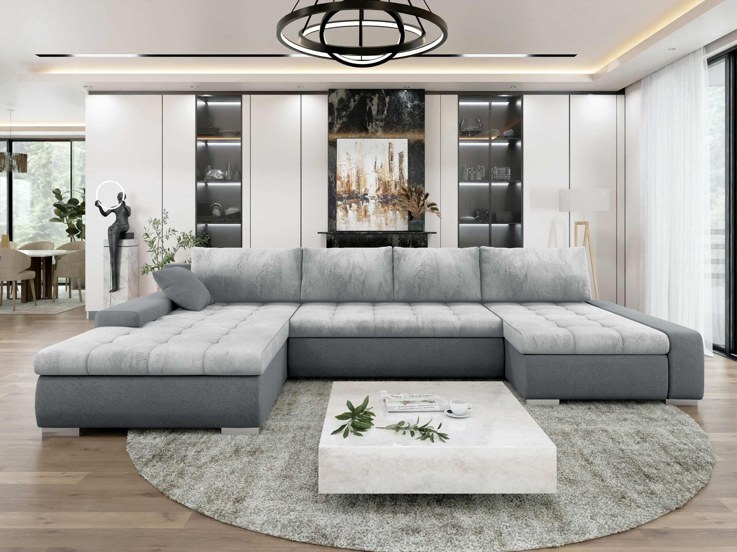 Minkštas kampas Comfivo 248 (Otusso 04 + Sorriso 04 + Otusso 04)