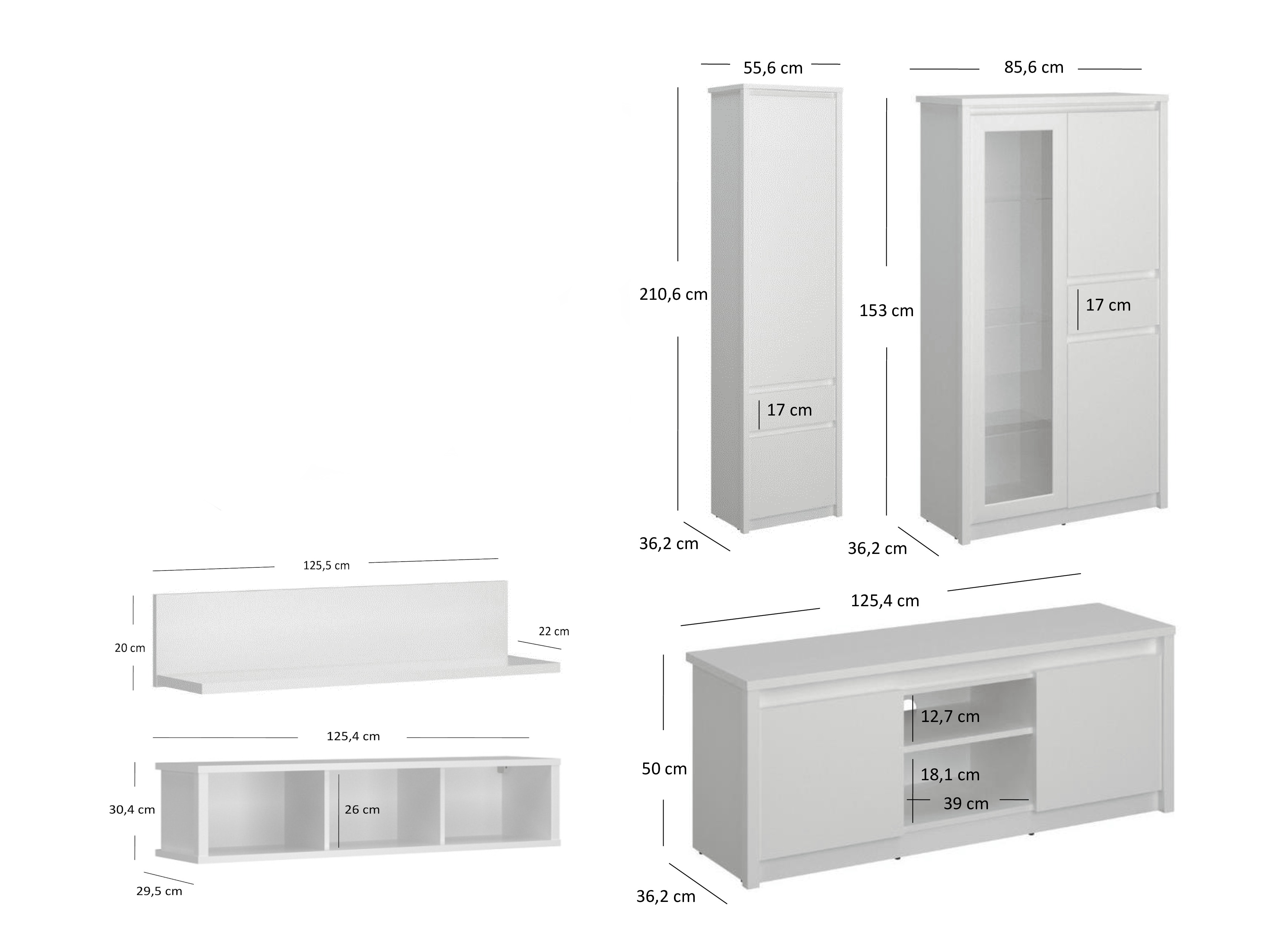 Svetainės komplektas Lomleve 121