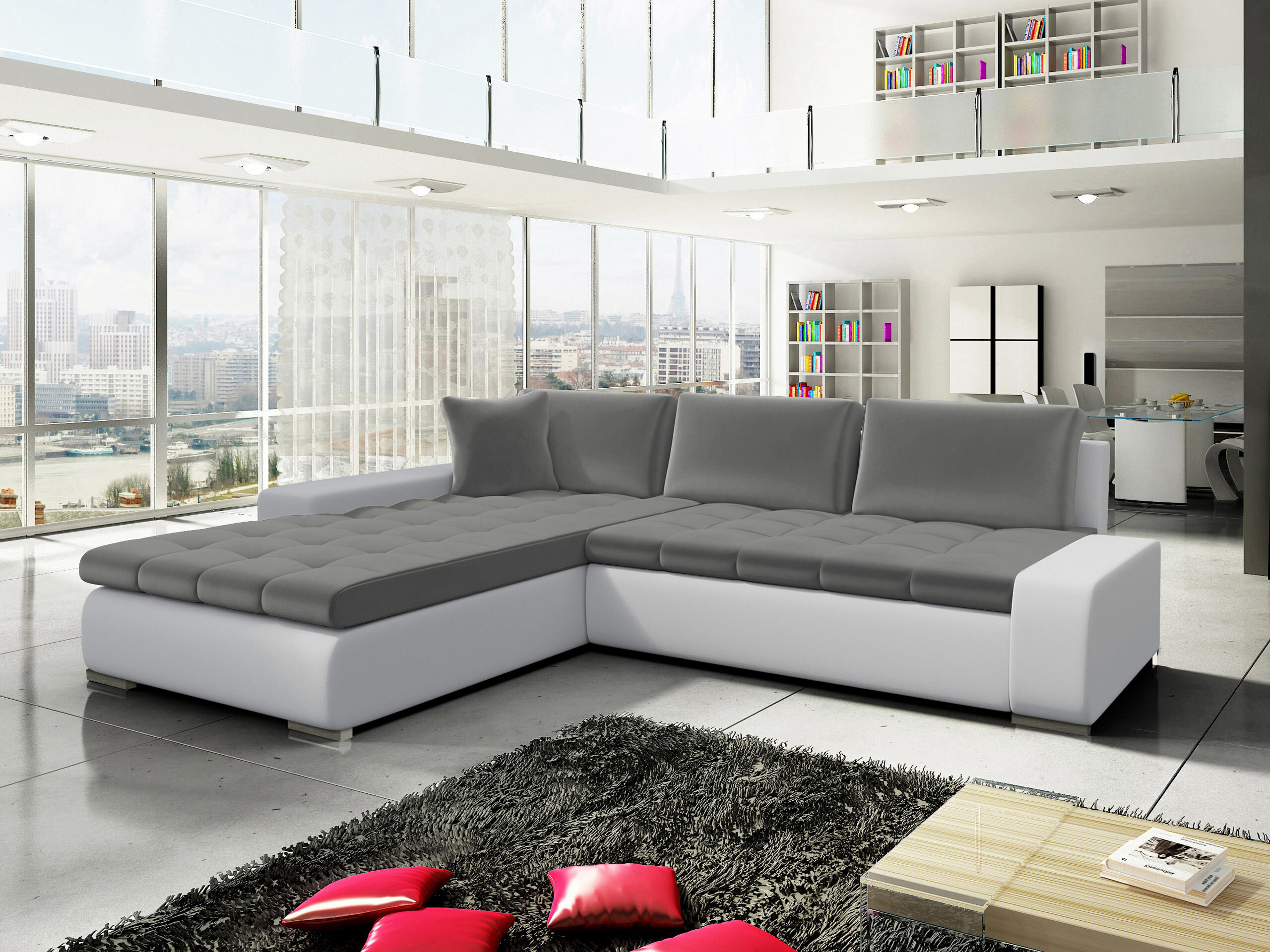 Minkštas kampas Comfivo Nitor II (Soft 017 + Magic Velvet 2217)