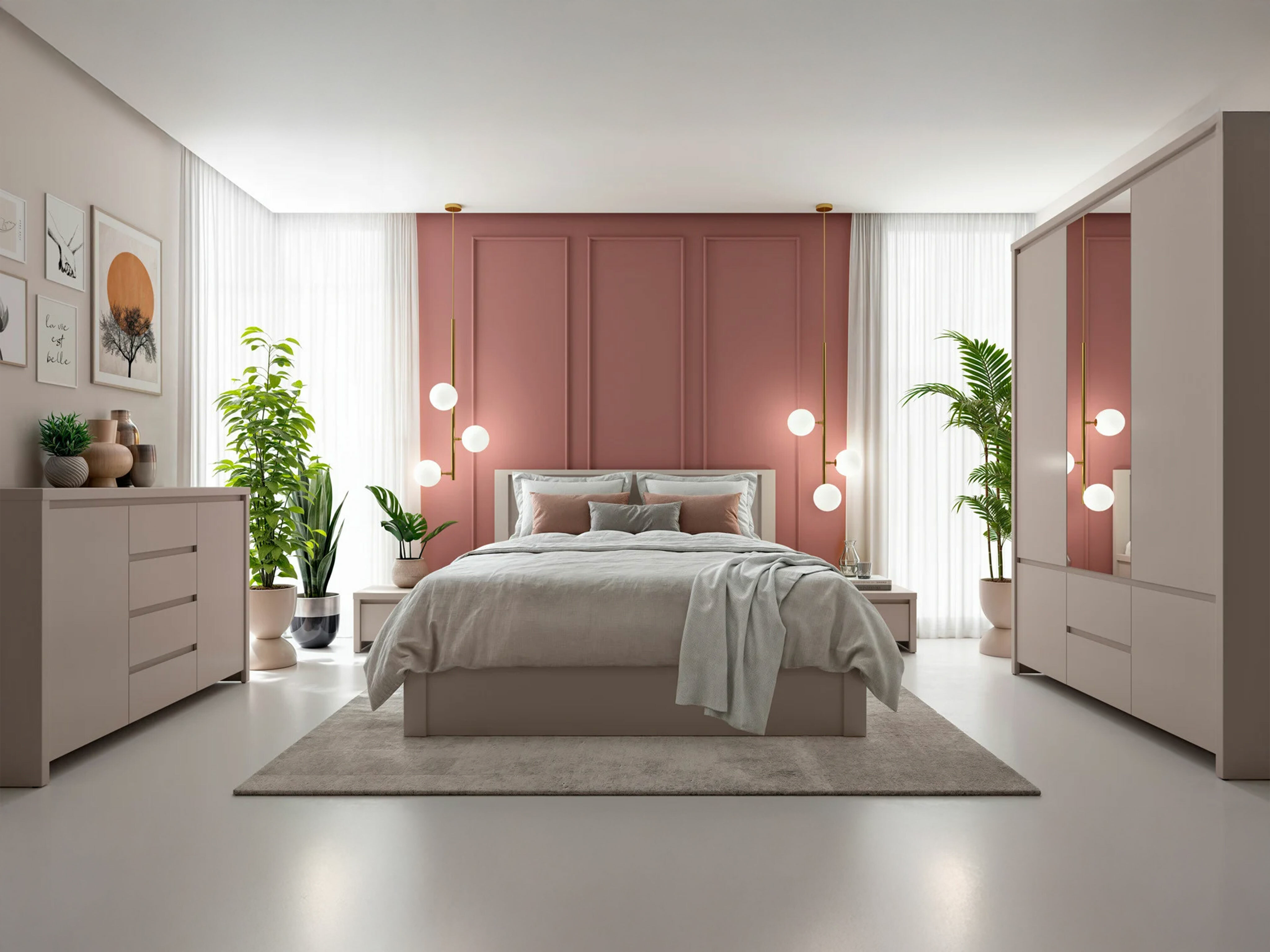 Miegamojo komplektas Nolroma 139 (Yra)