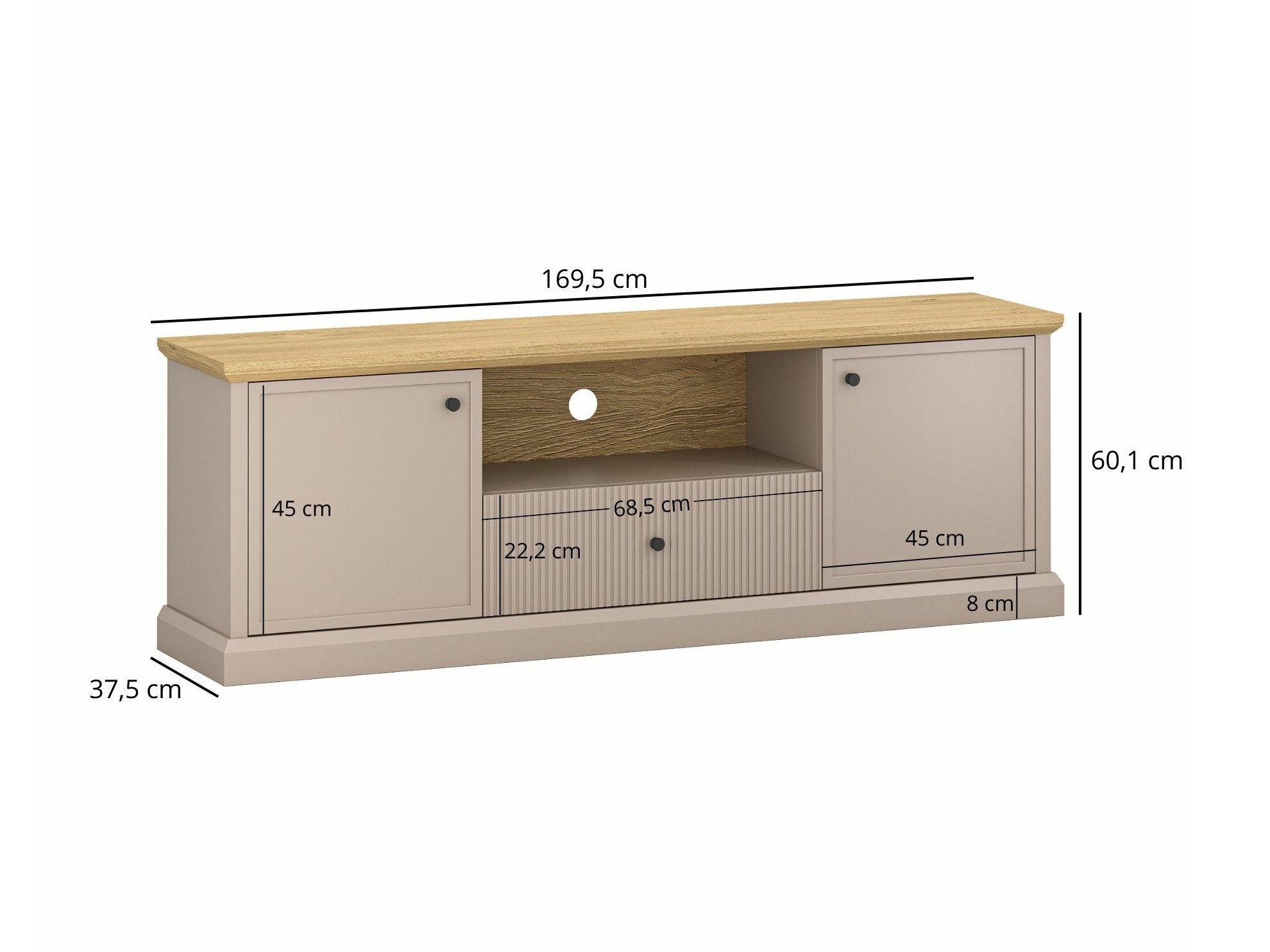 TV staliukas Tivetru 115