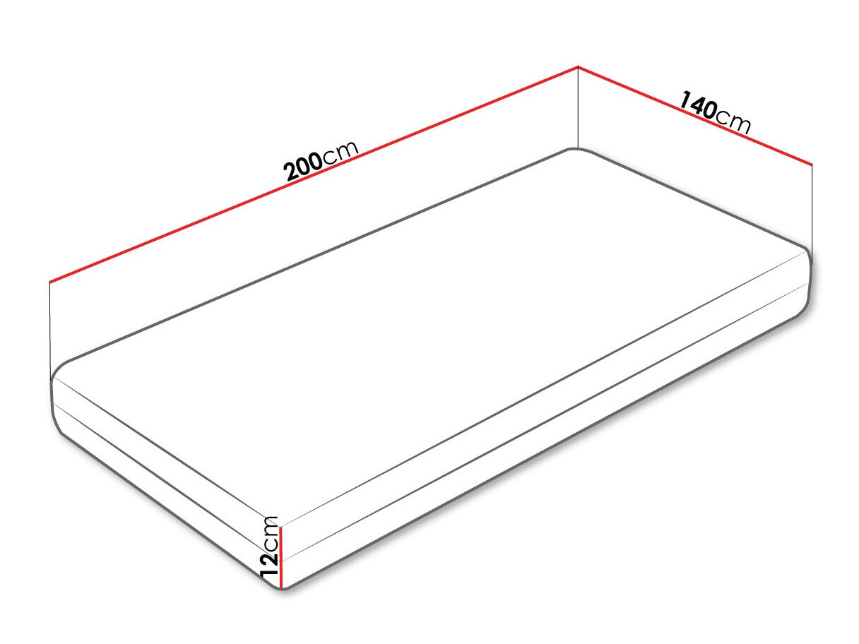 Čiužinys ST8174 su pažeista pakuote