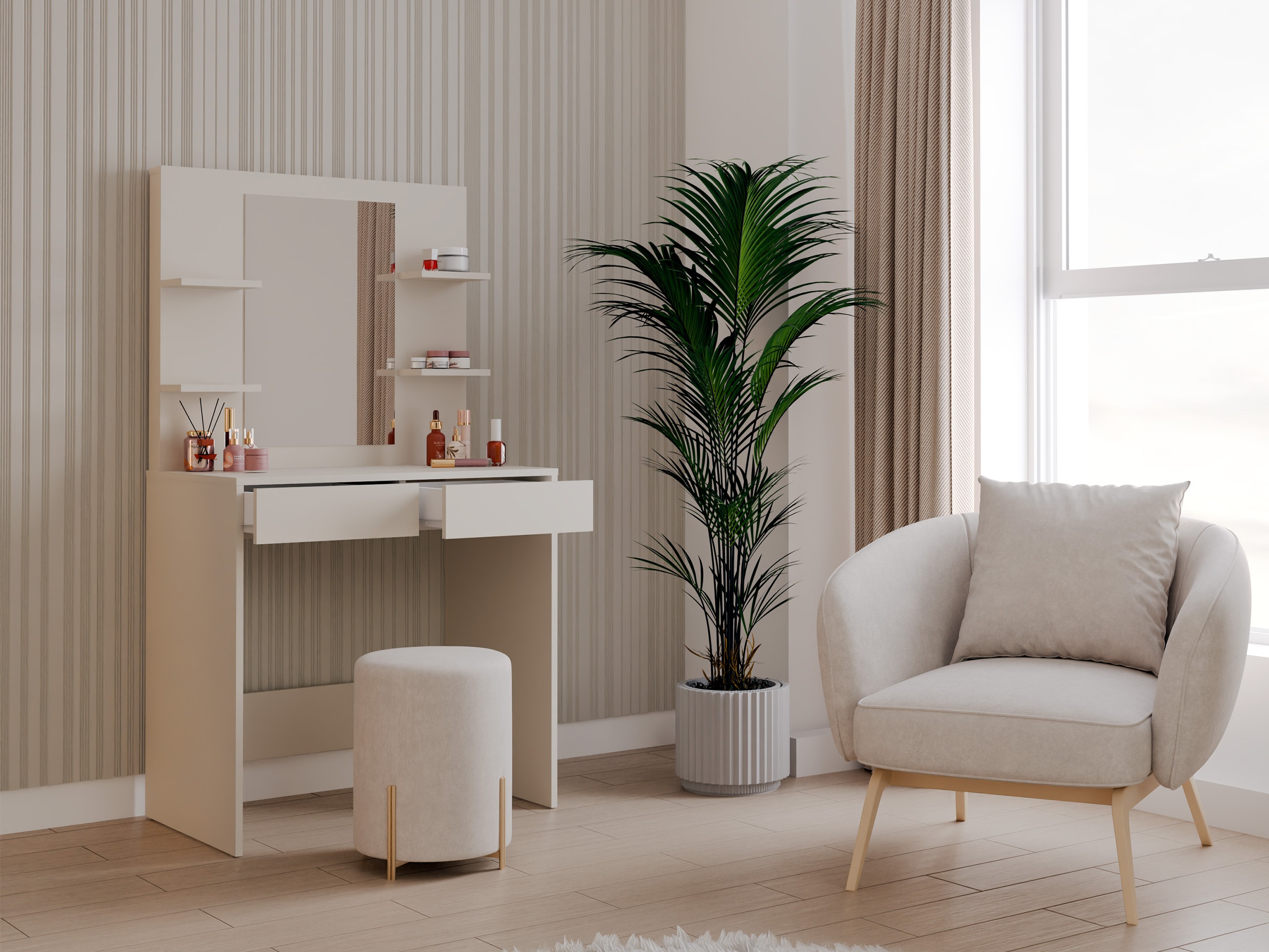 Makiažo staliukas Mandeville 357