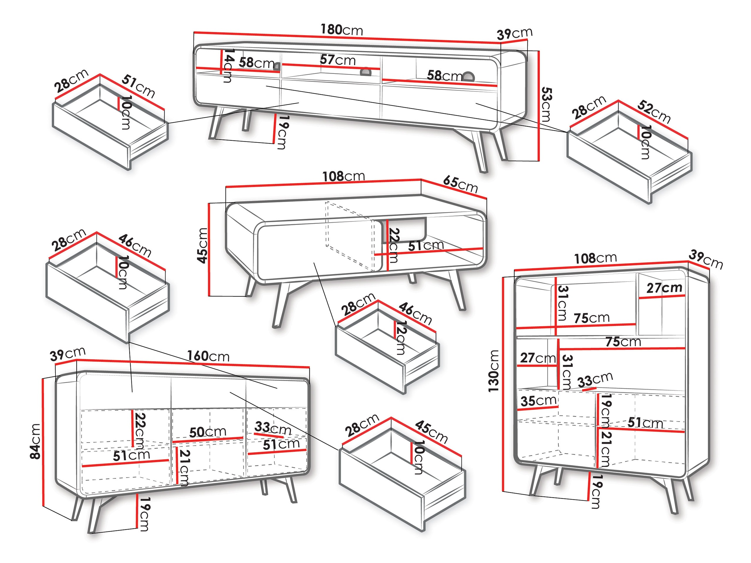 Svetainės komplektas Talsalo 107