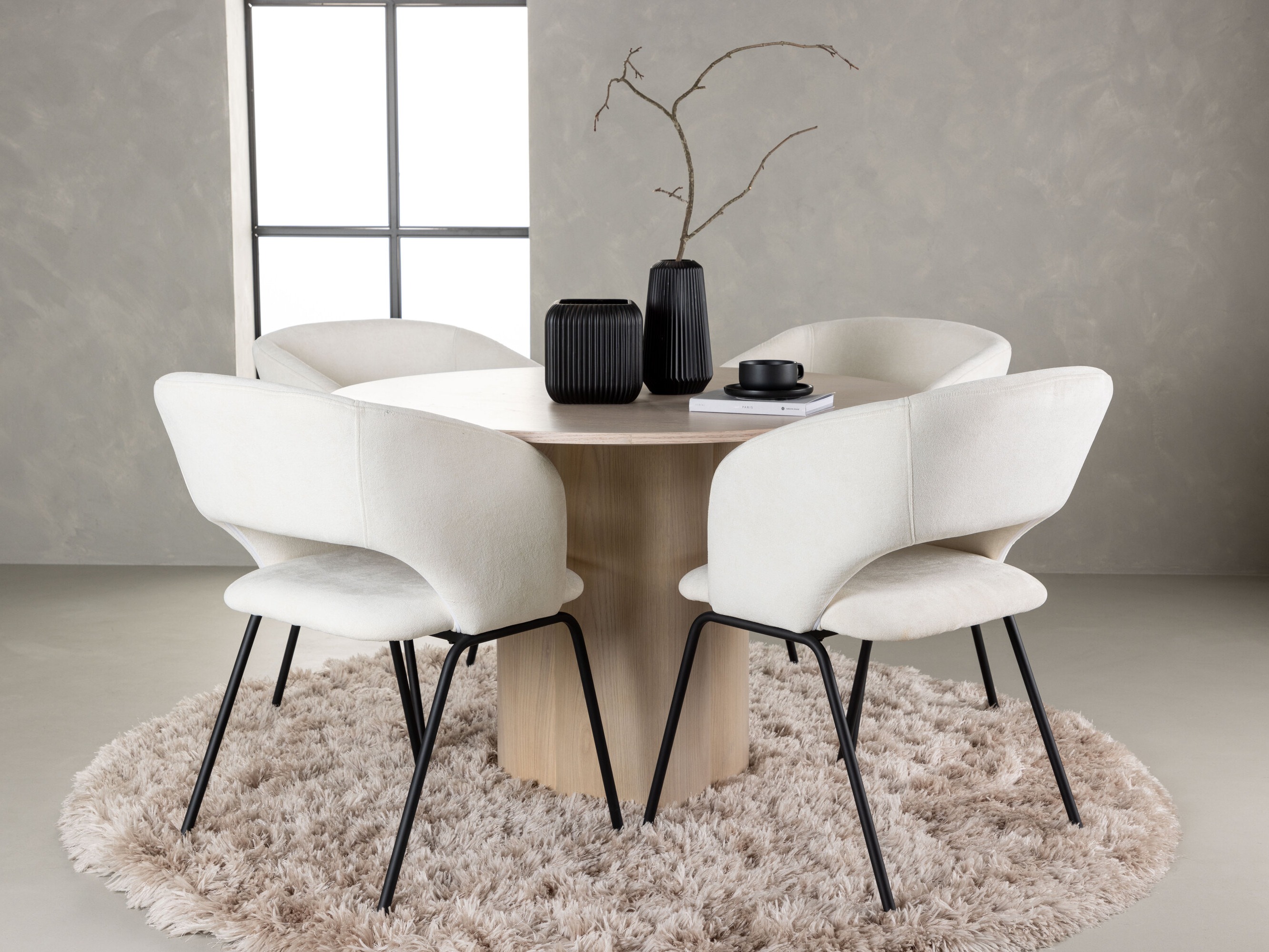 Valgomojo komplektas Dallas 5132 (Šviesus medis)