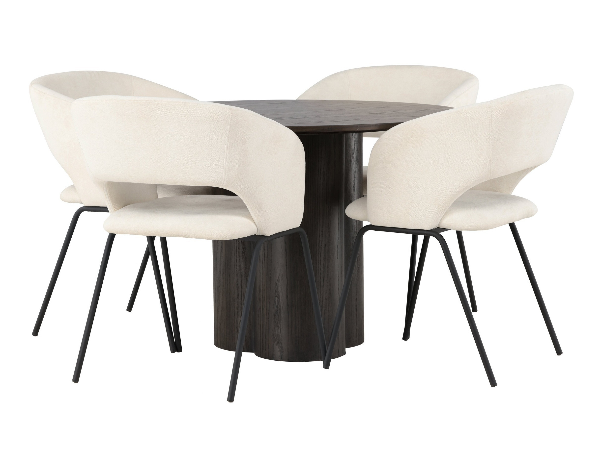 Valgomojo komplektas Dallas 5132 (Tamsus medis)