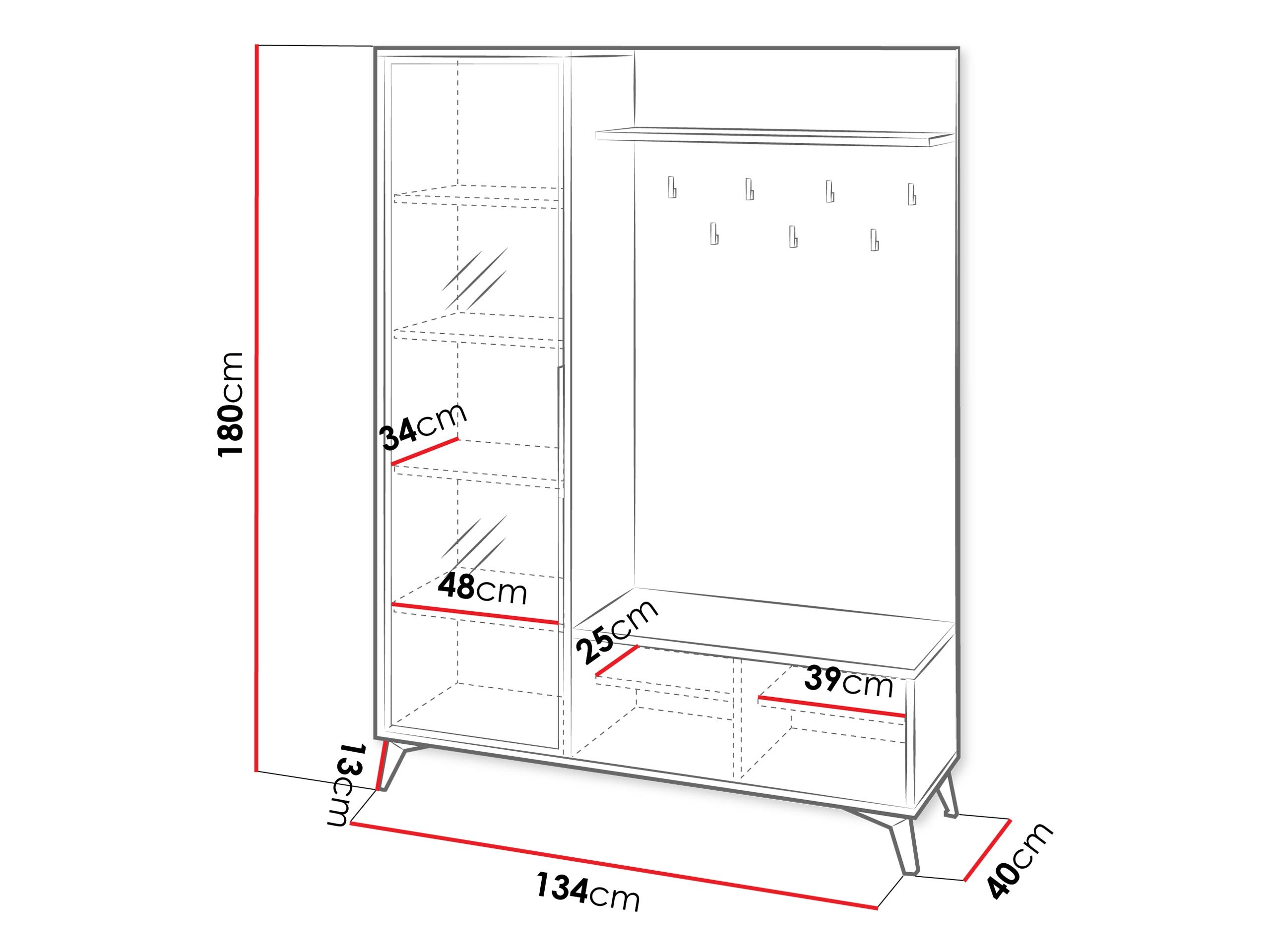 Prieškambario komplektas Comfivo Citrus