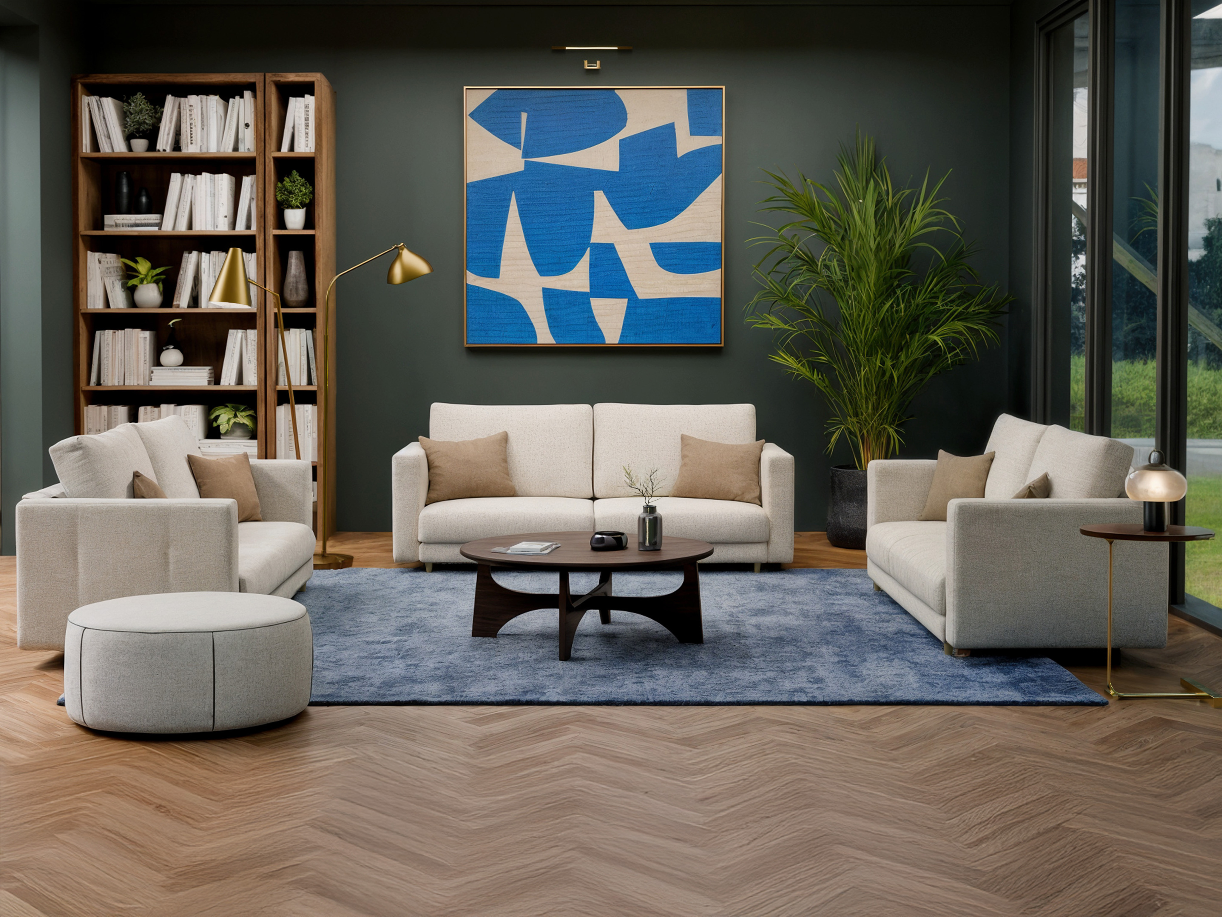 Sofa lova Mandeville 353 (Smėlinė)