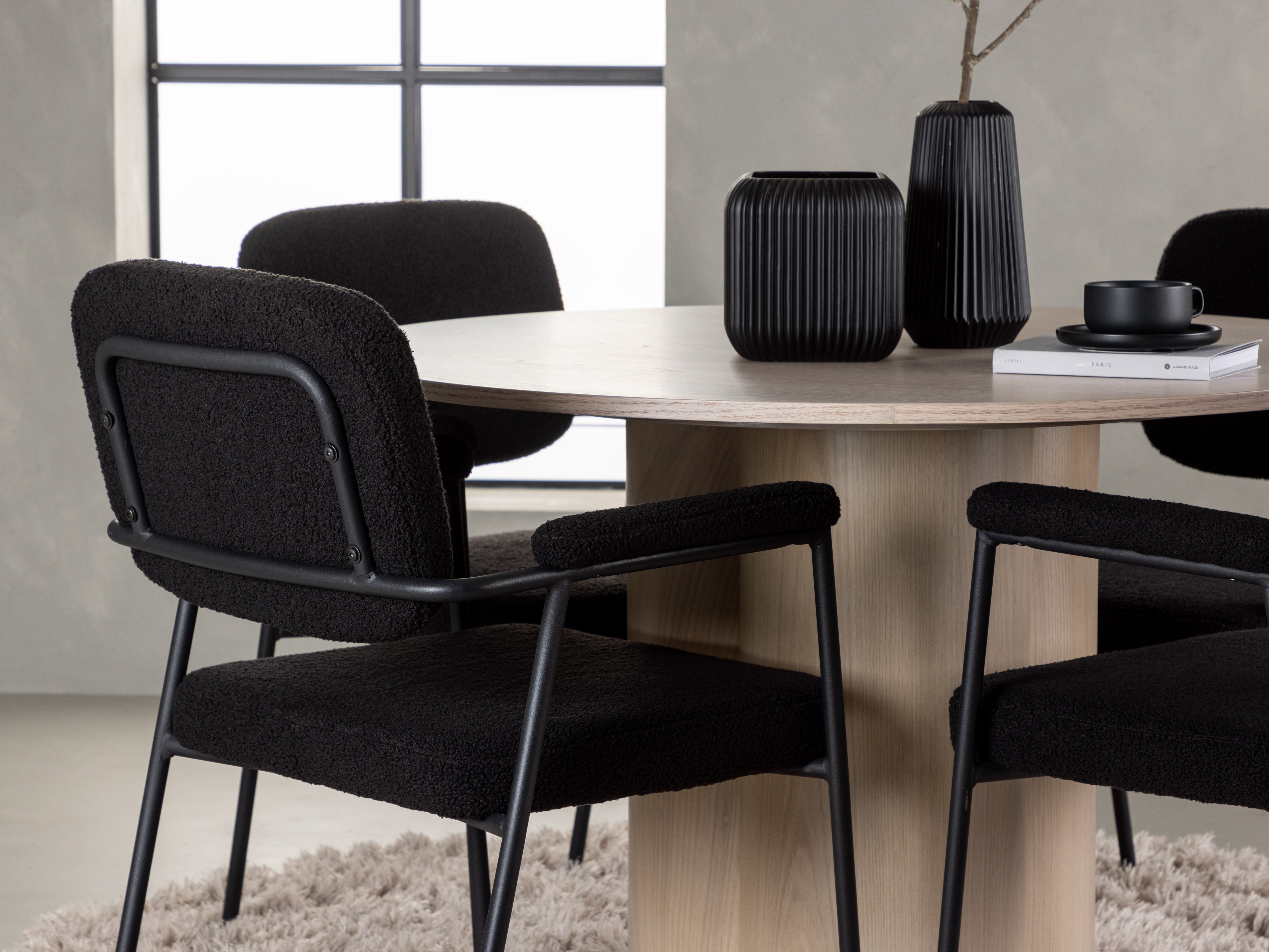 Valgomojo komplektas Dallas 4358 (Šviesus medis)