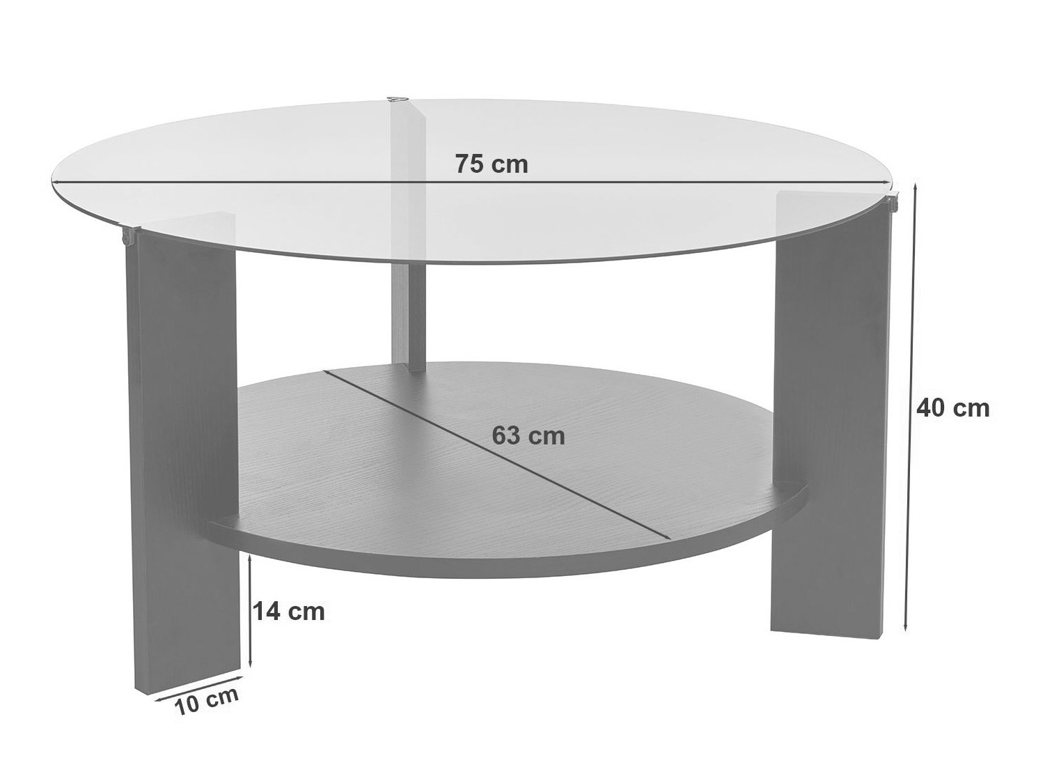 Žurnalinis staliukas Novato 118 (II)