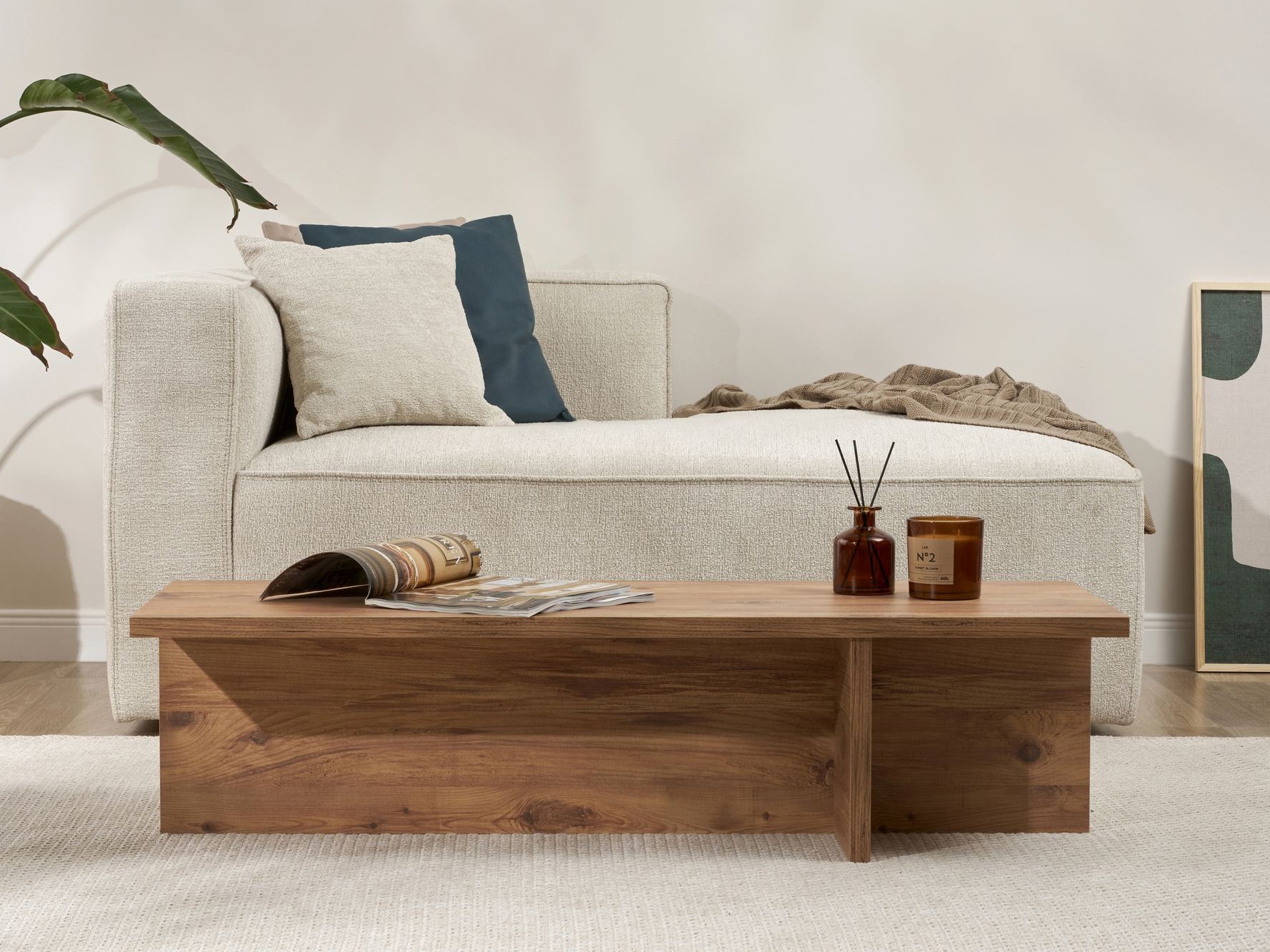 Žurnalinis staliukas Novato 136 (Pušis)