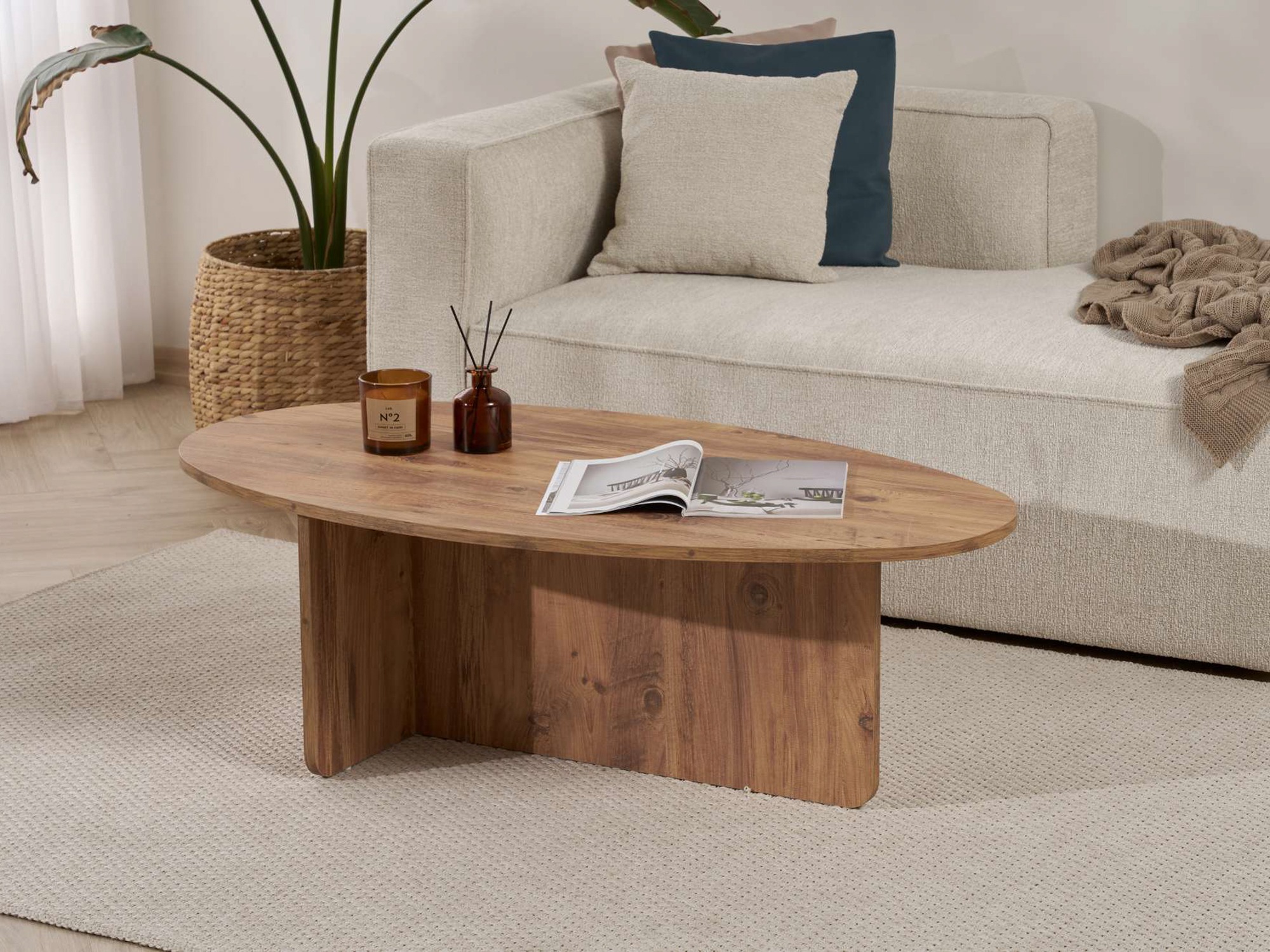 Žurnalinis staliukas Novato 139 (Pušis)