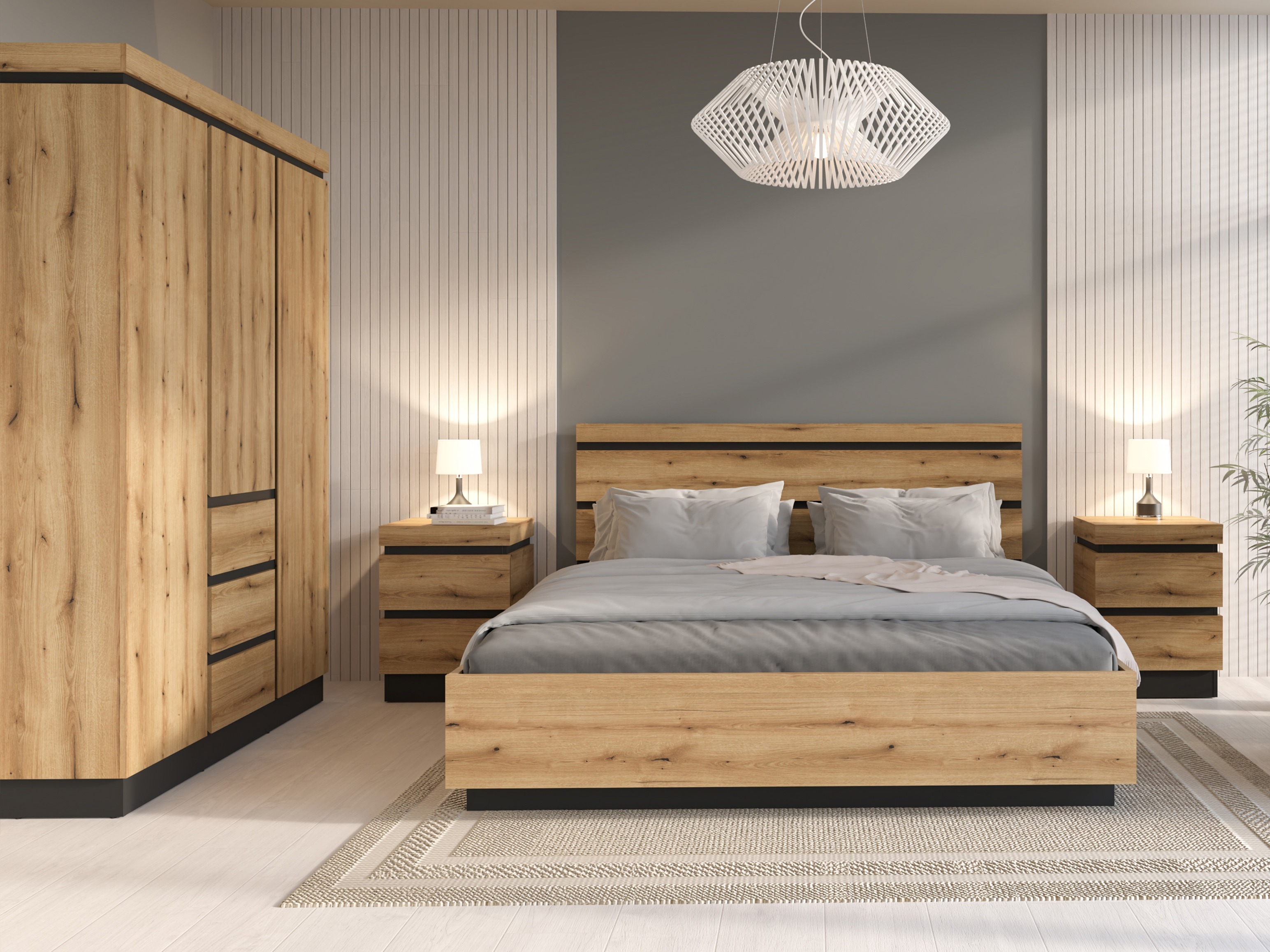 Miegamojo komplektas Enocira 133 (Nėra)