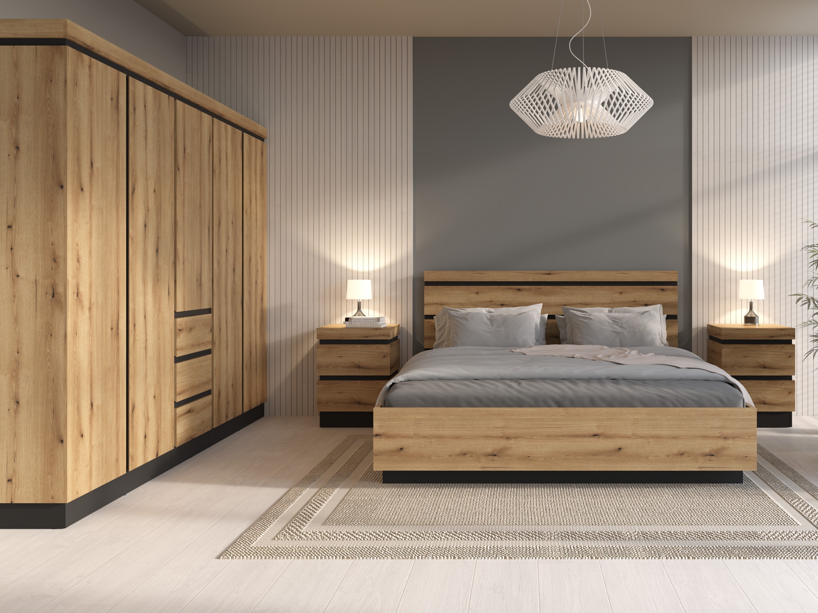 Miegamojo komplektas Enocira 133 (Nėra)