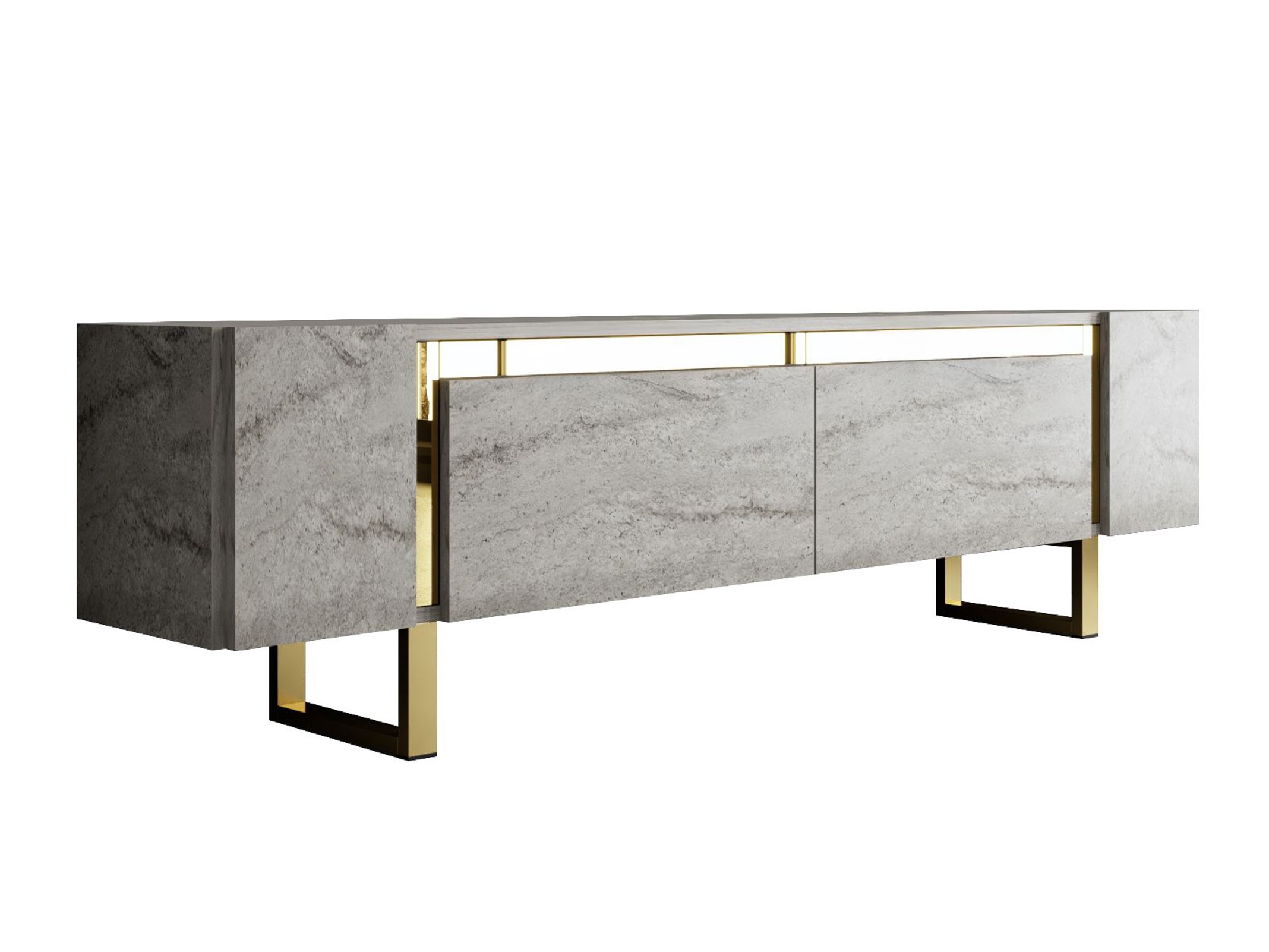 TV staliukas Kailua 2670 (Šviesus travertinas)