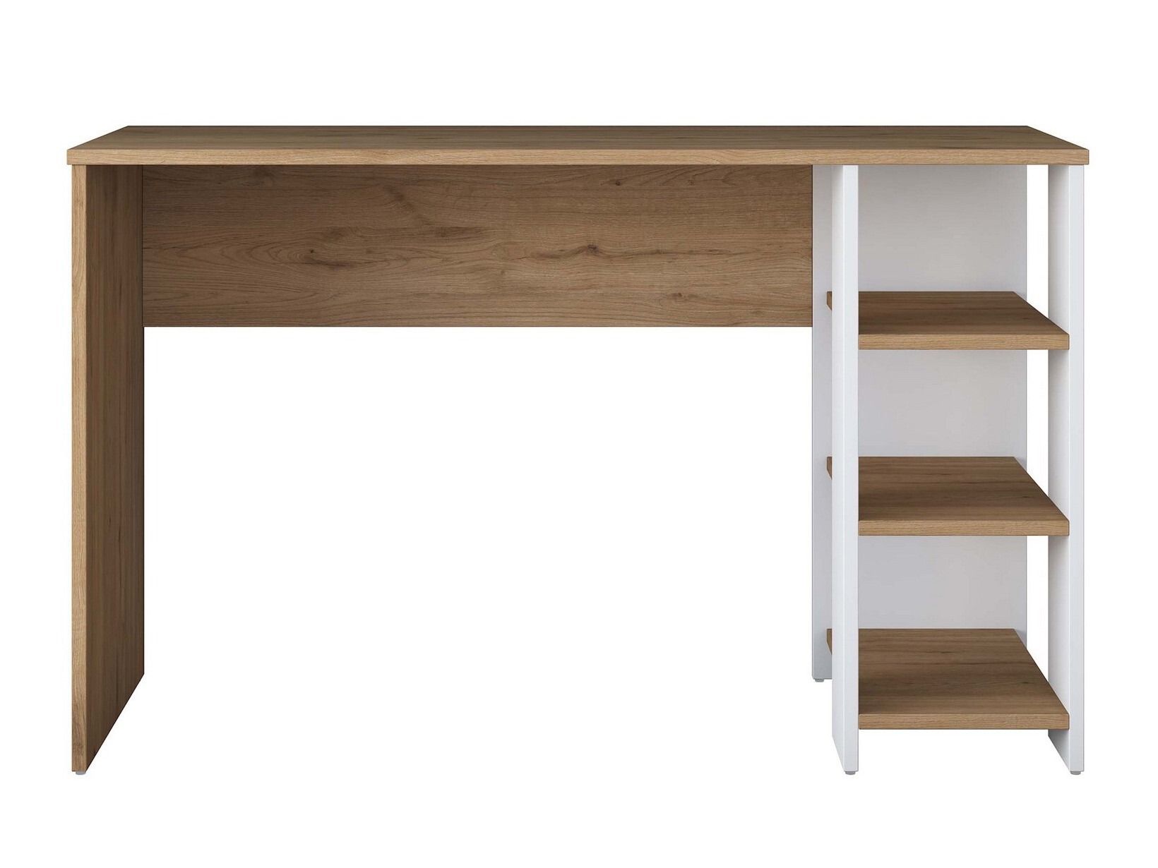 Darbo stalas Catdelu 109 (Balta + Graikinis riešutas)