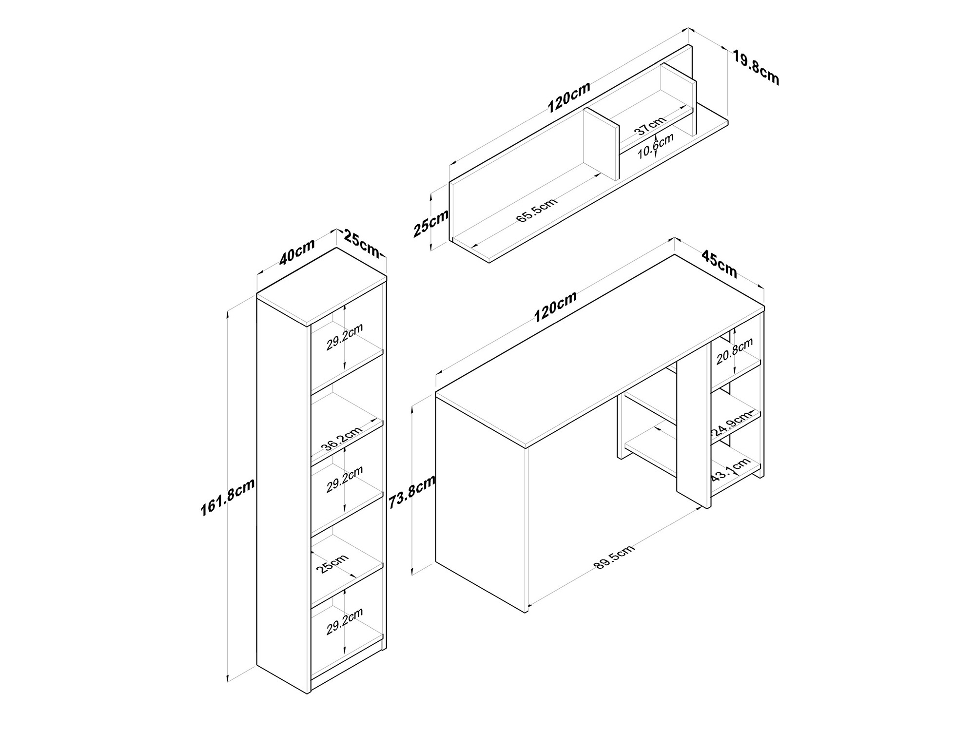 Namų biuro komplektas Catdelu 110