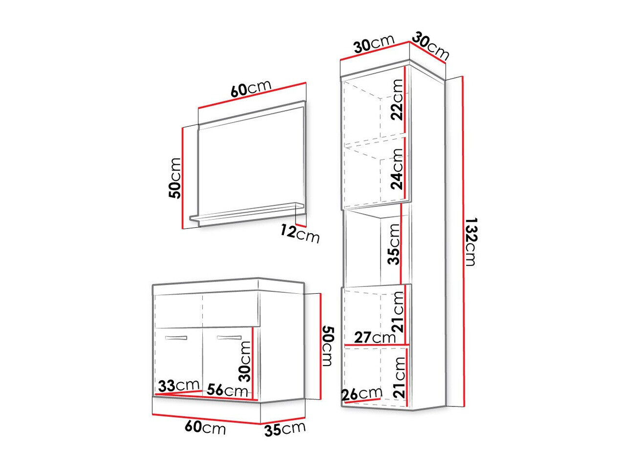 Vonios komplektas ST8192