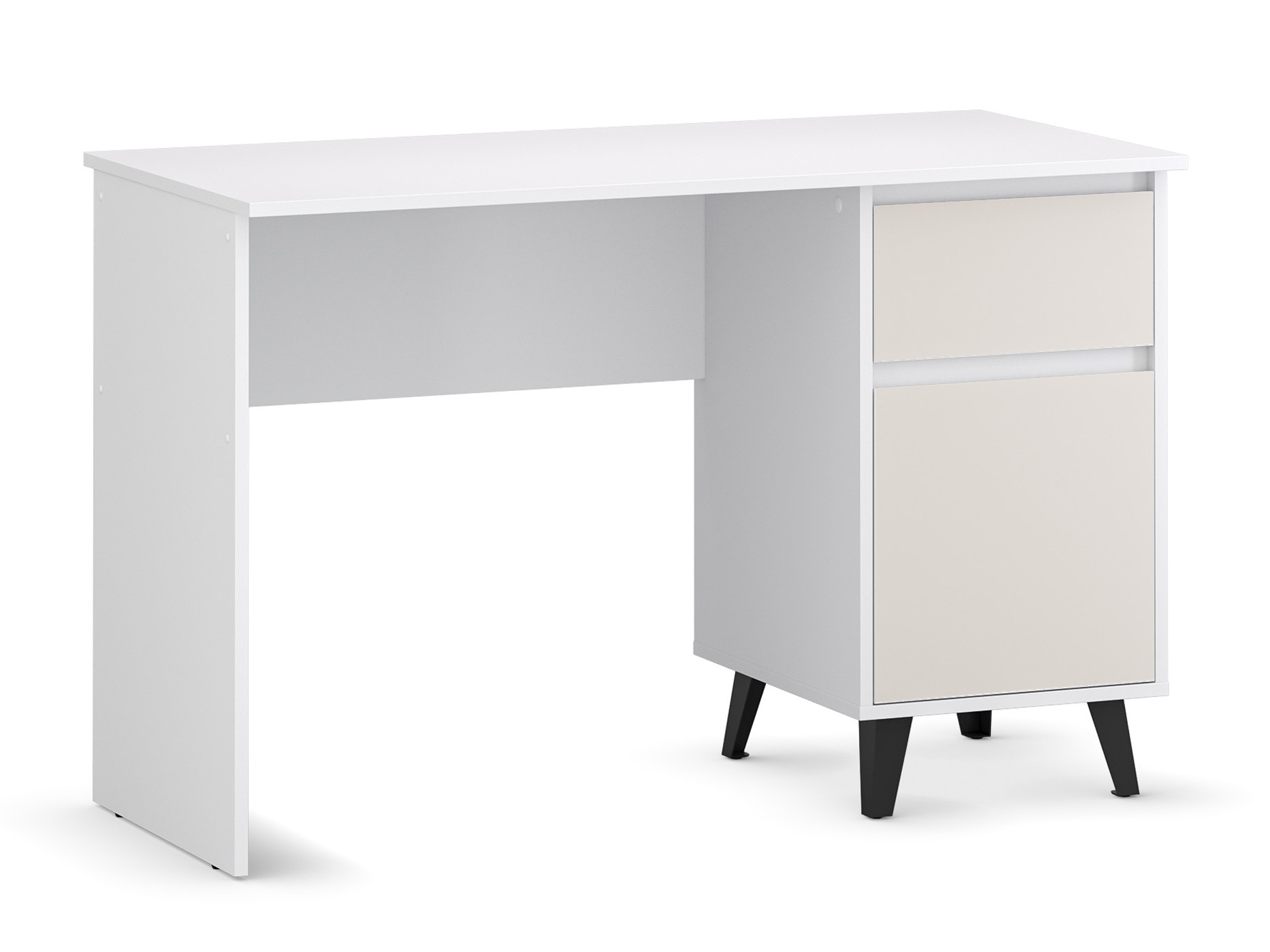 Darbo stalas Tetena 100 (Balta + Kašmyras)