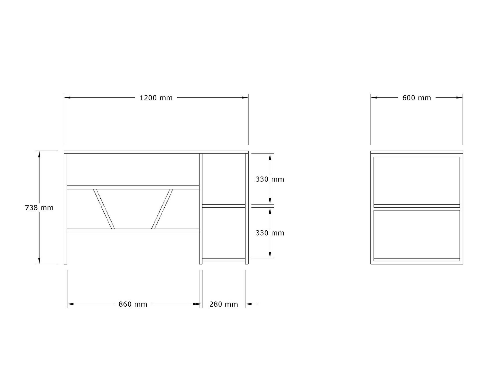 Darbo stalas Kailua 2689