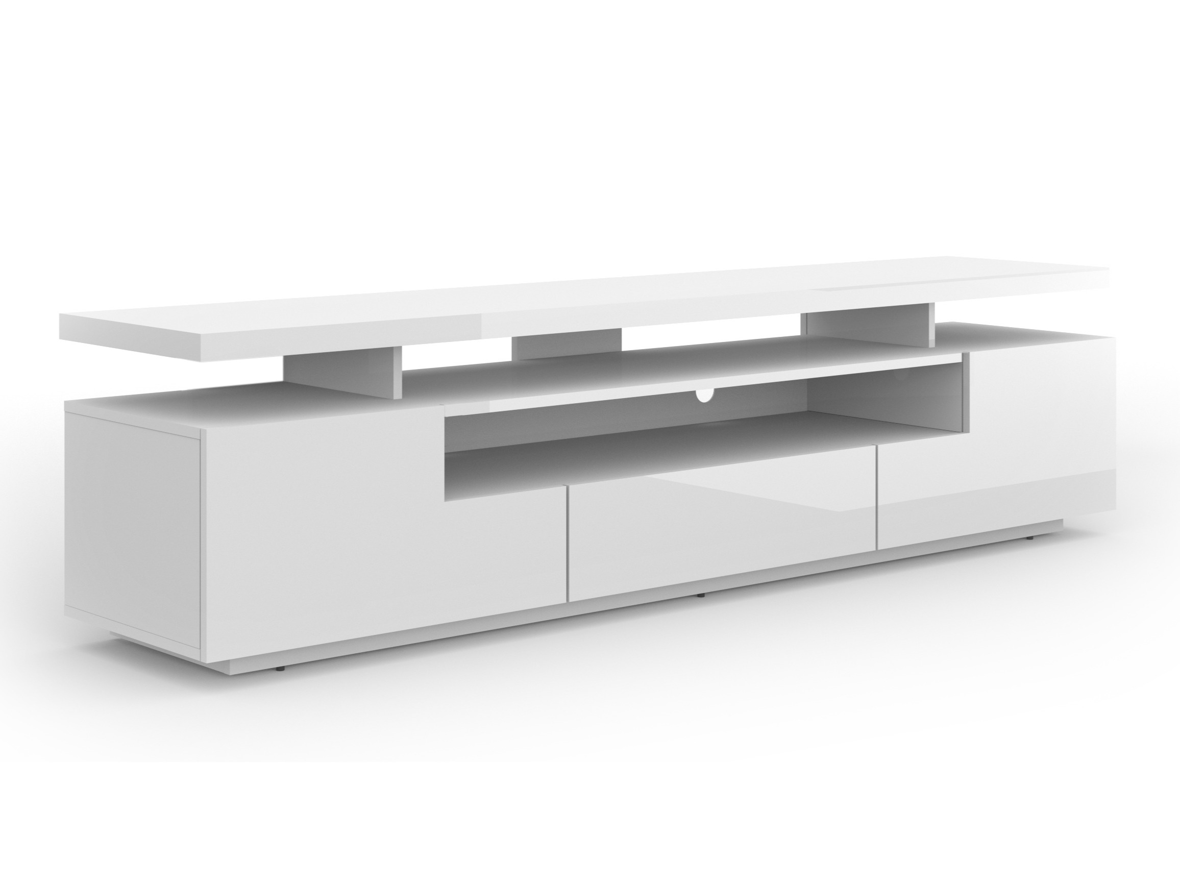 TV staliukas Buffalo 175 (Blizgi balta)