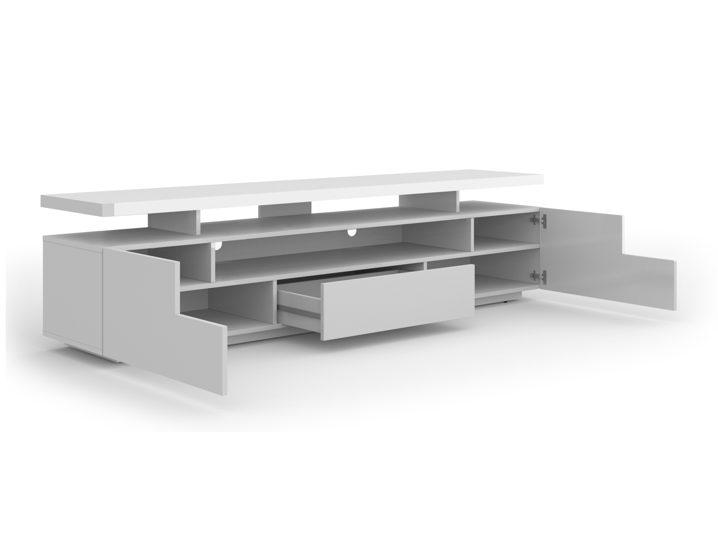 TV staliukas Buffalo 175 (Blizgi balta)