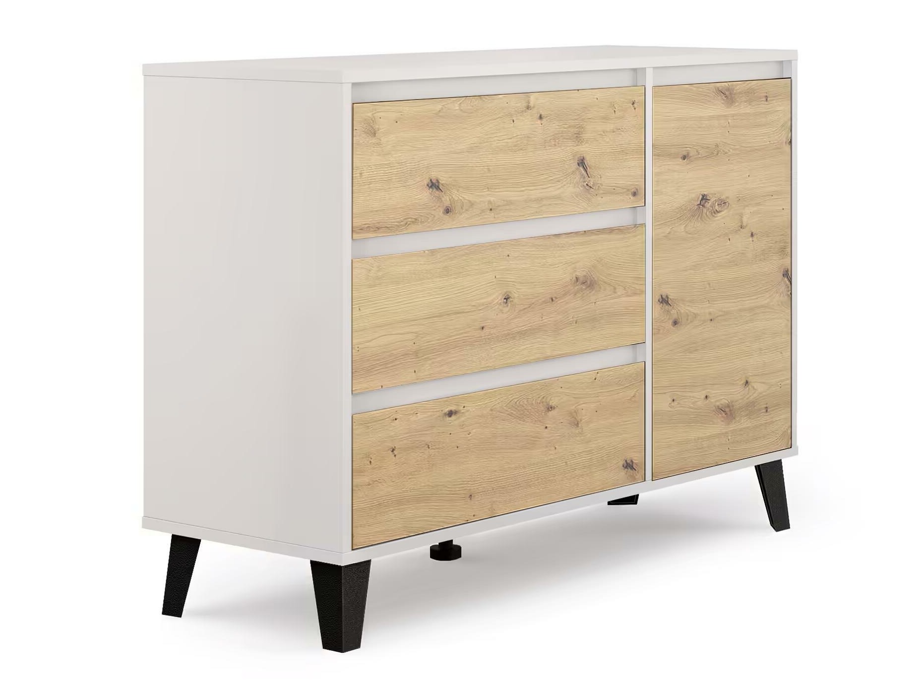 Komoda Tetena 101 (Kašmyras + Artisan ąžuolas)